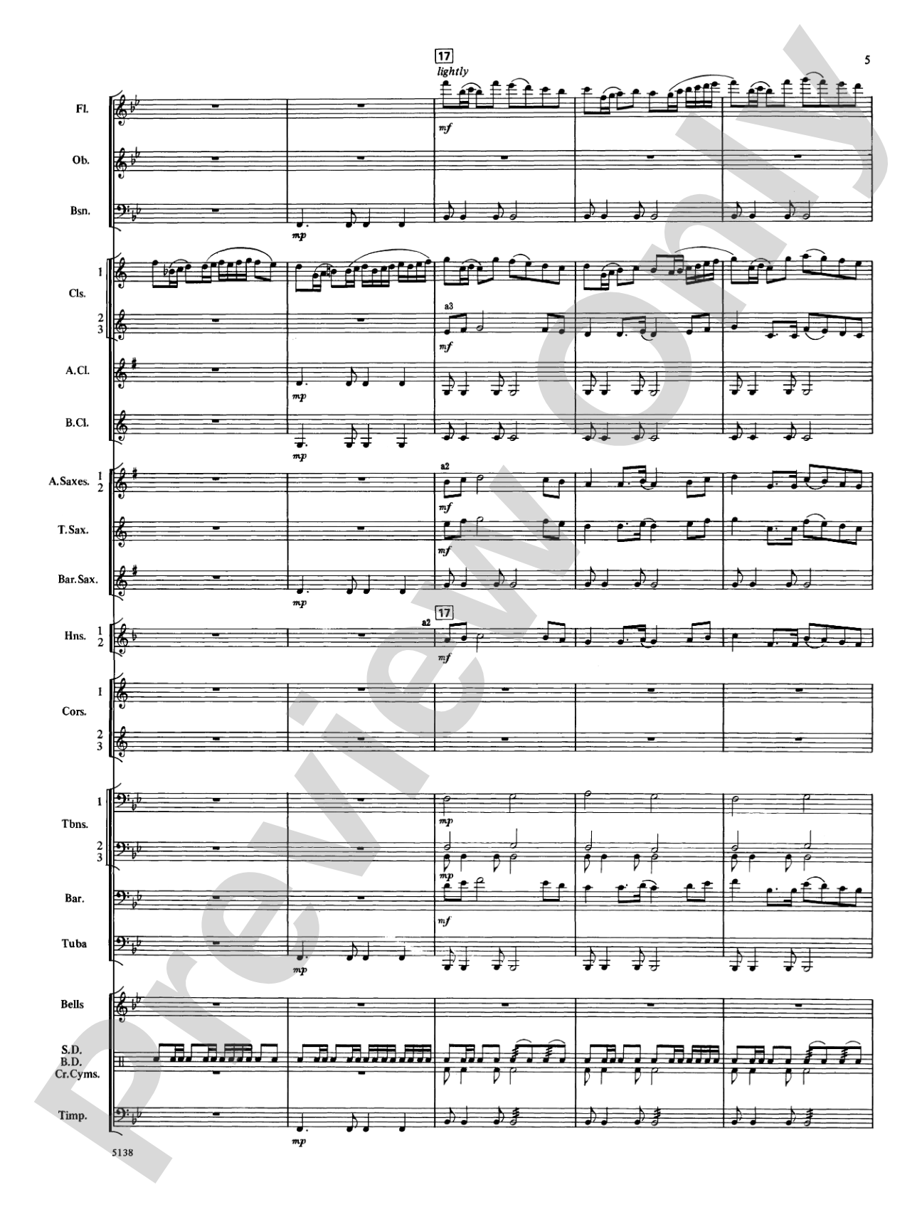 Heritage March: Concert Band Conductor Score & Parts