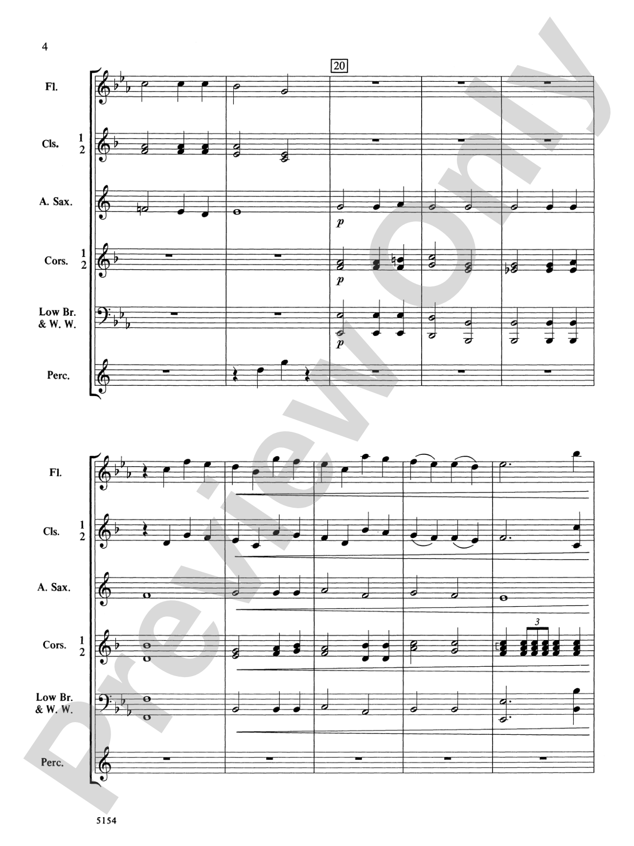 Royal Overture: Concert Band Conductor Score & Parts