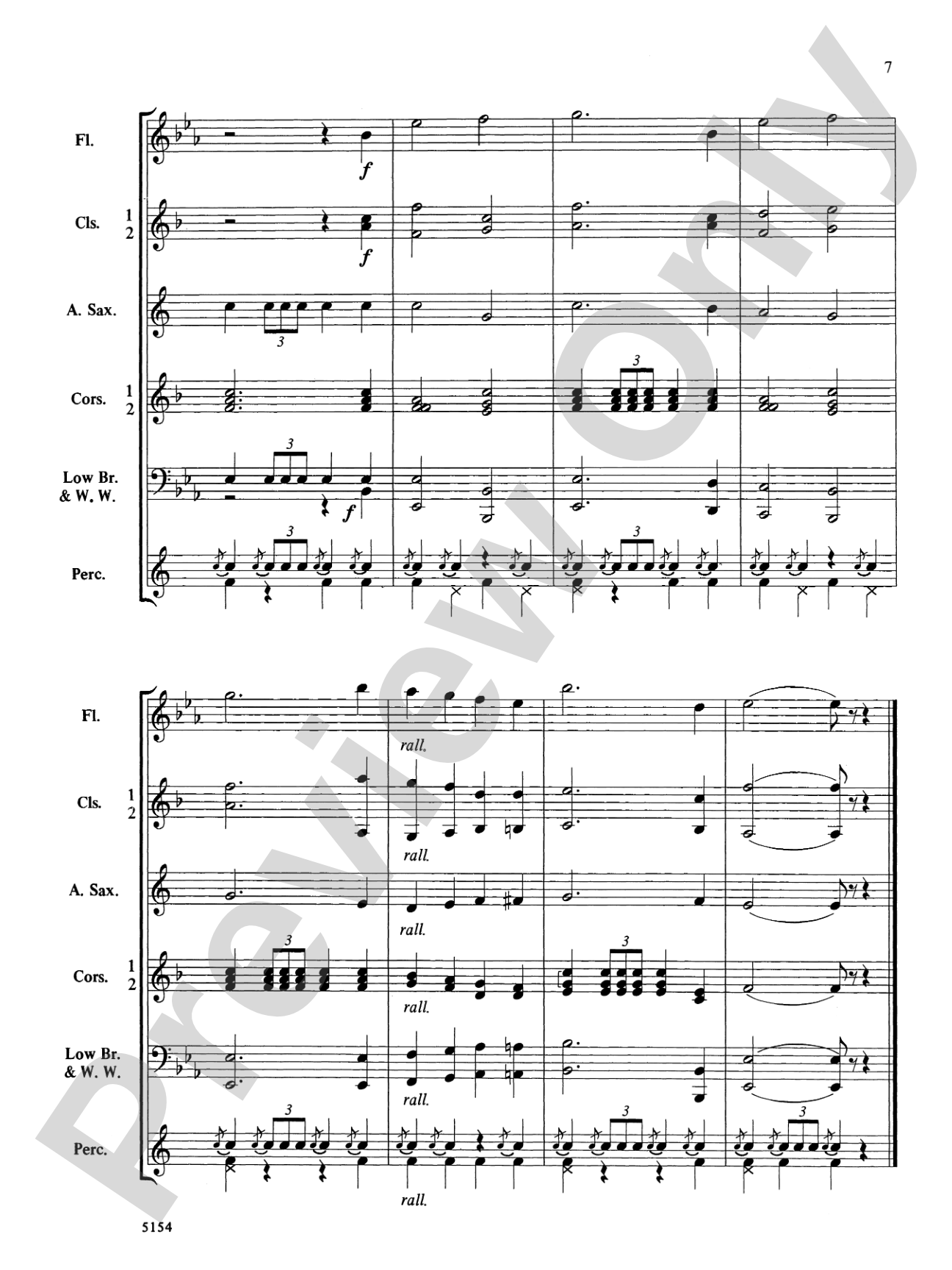 Royal Overture: Concert Band Conductor Score & Parts