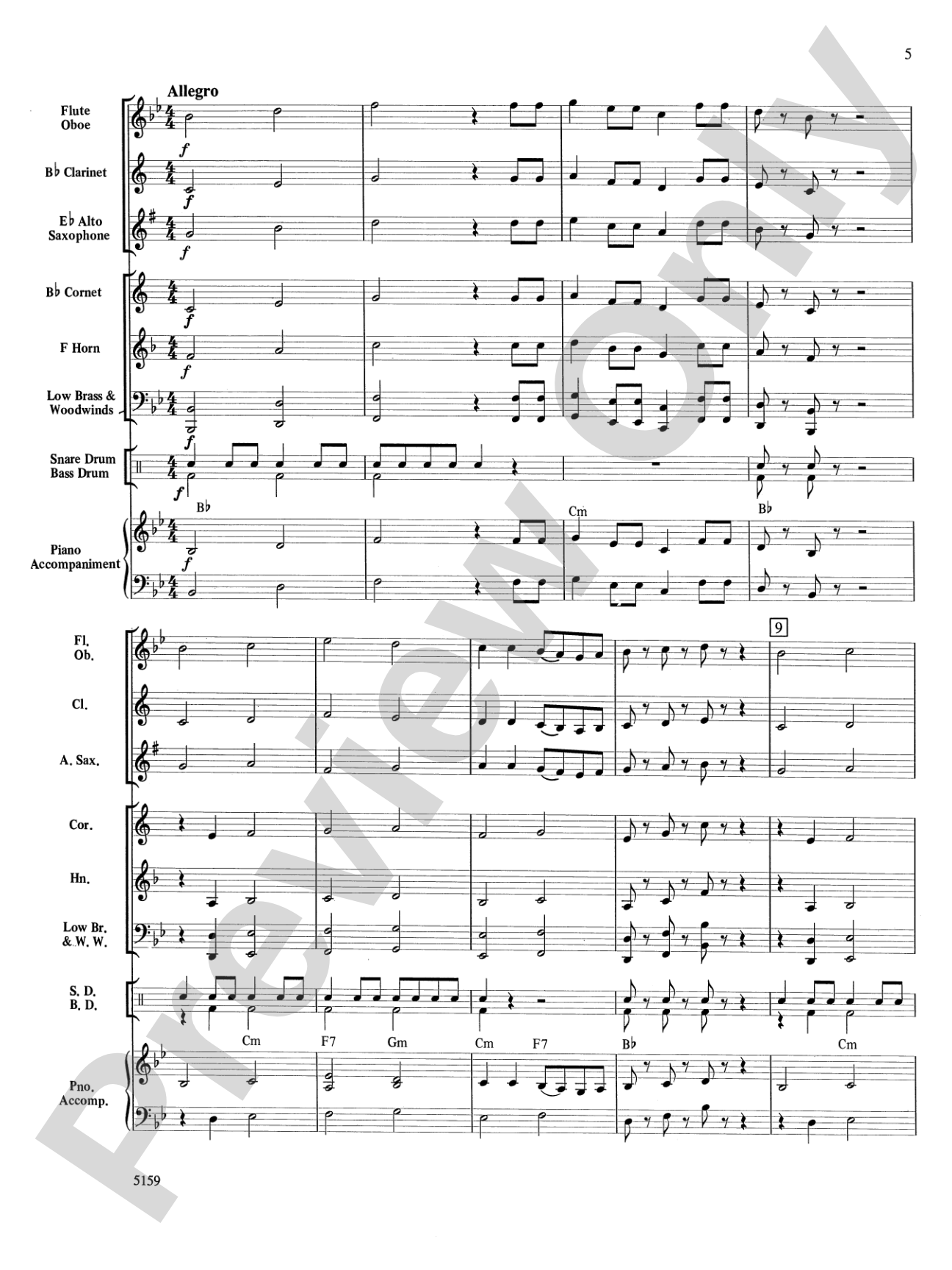 Mozart Serenade and Dance: Concert Band Conductor Score & Parts