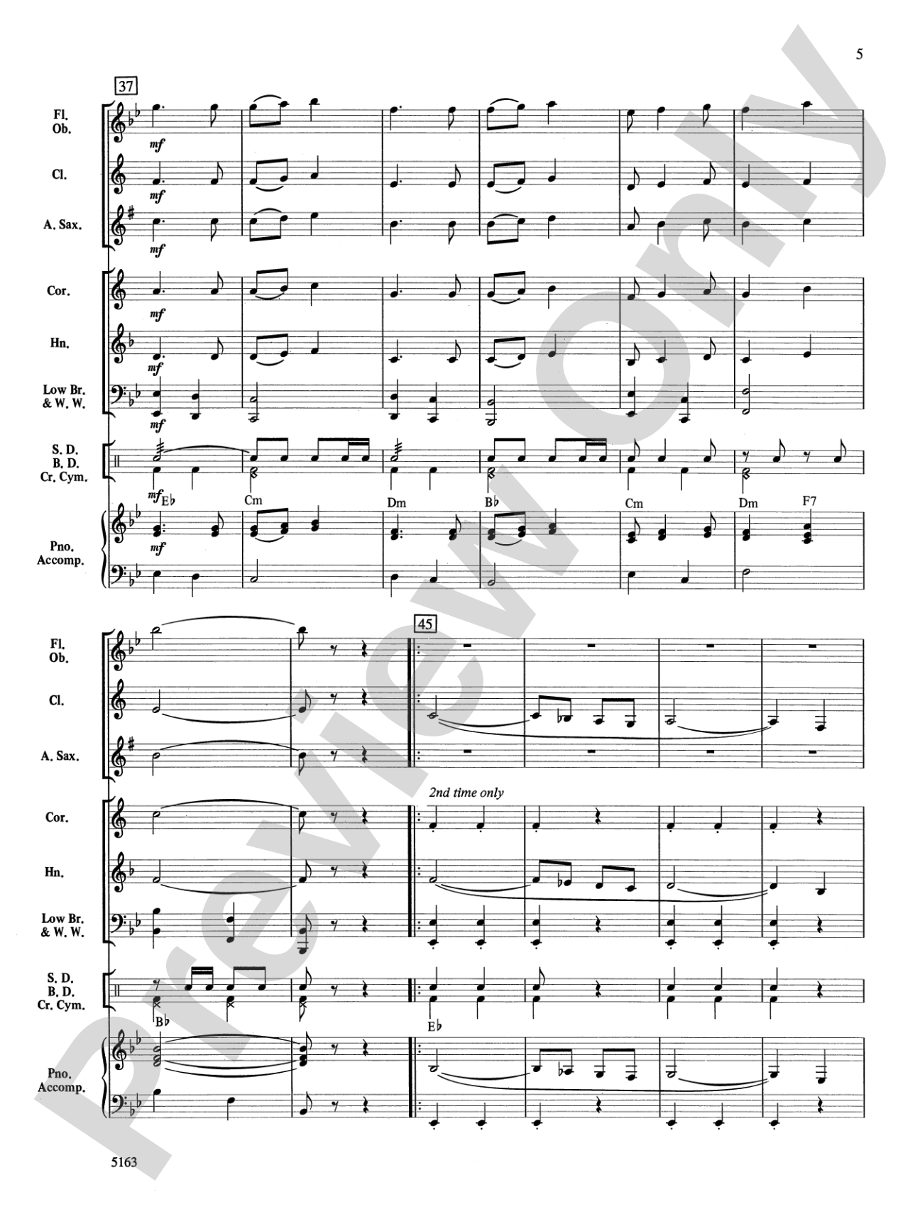 Thunder Bay March: Concert Band Conductor Score & Parts
