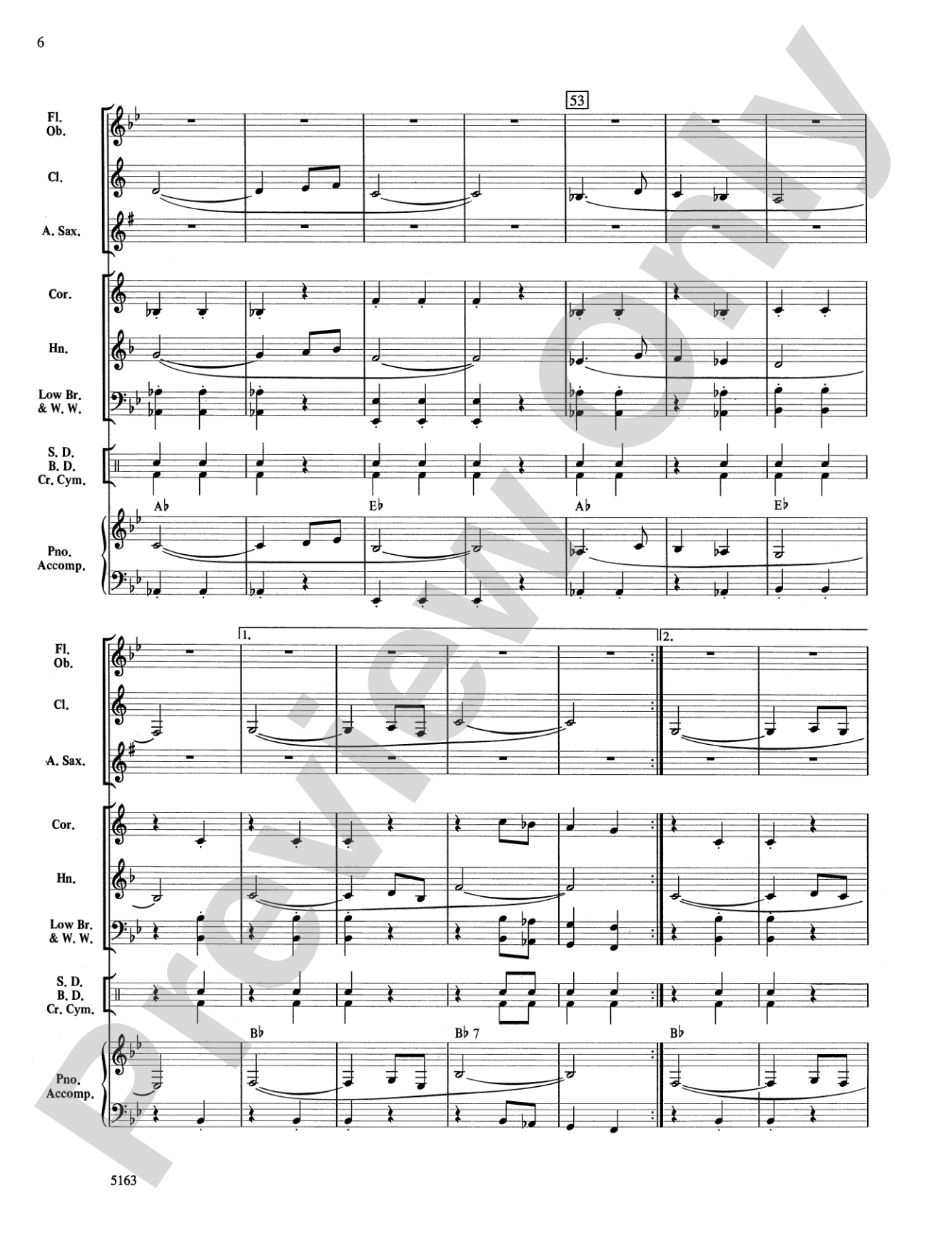 Thunder Bay March: Concert Band Conductor Score & Parts