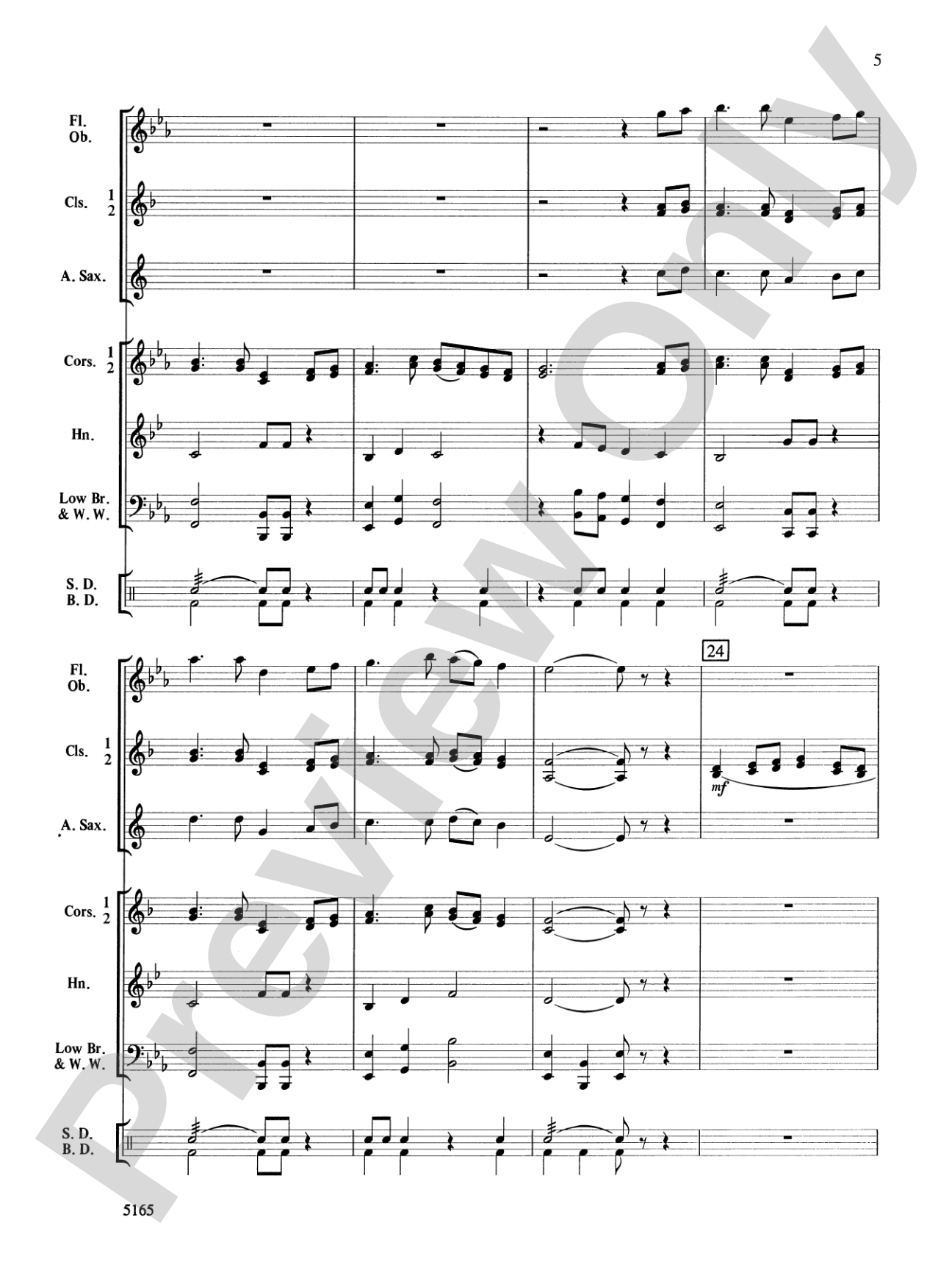 Stonegate Overture: Concert Band Conductor Score & Parts