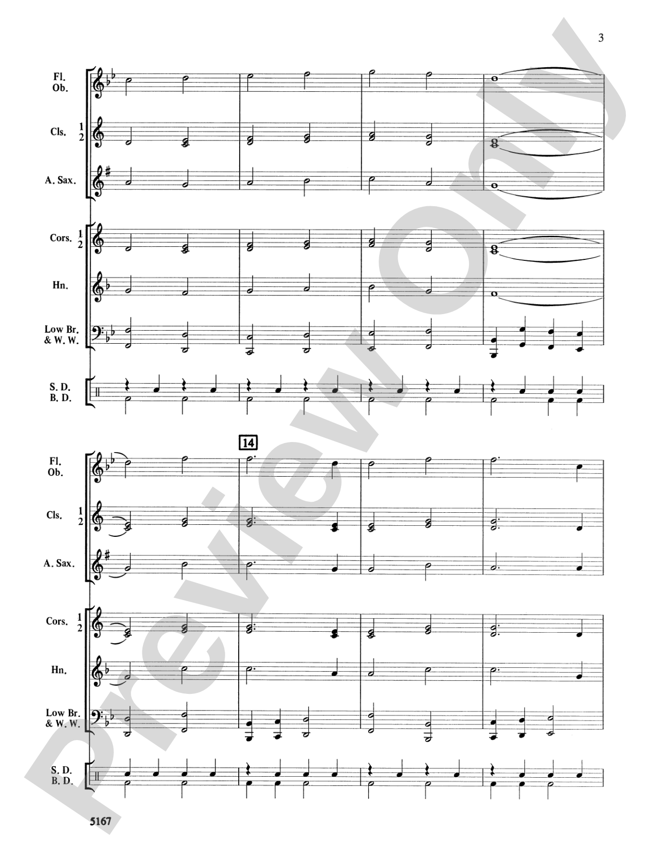 American Spirit March: Score