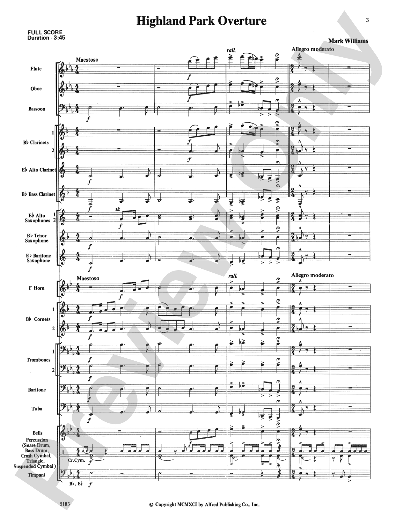 Highland Park Overture