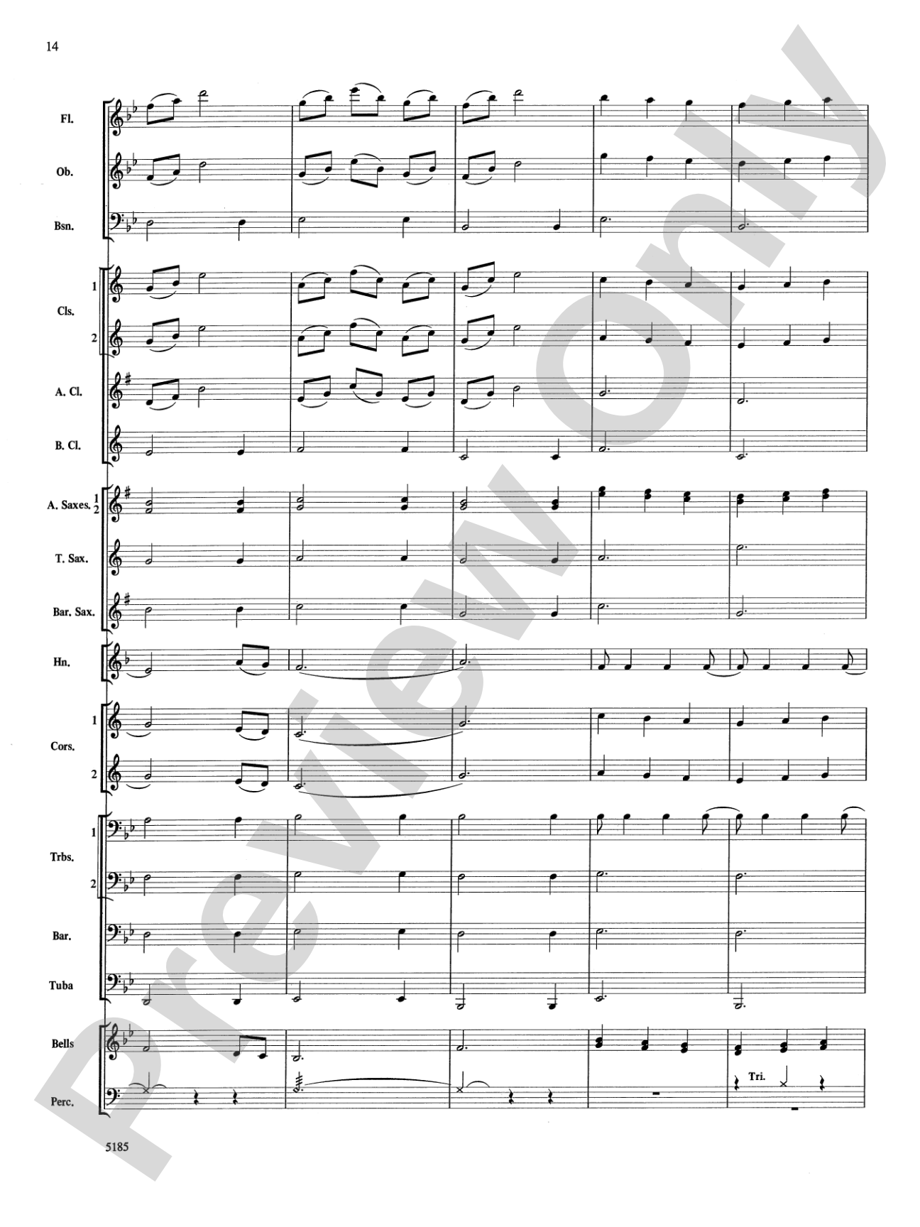 A Christmas Canon (Pachelbel Canon / The First Noel): Concert Band Conductor Score & Parts