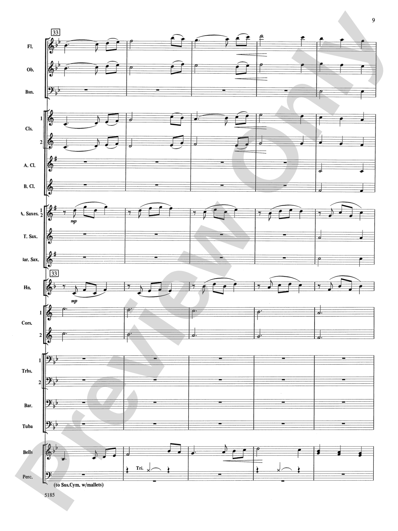 A Christmas Canon (Pachelbel Canon / The First Noel): Concert Band Conductor Score & Parts