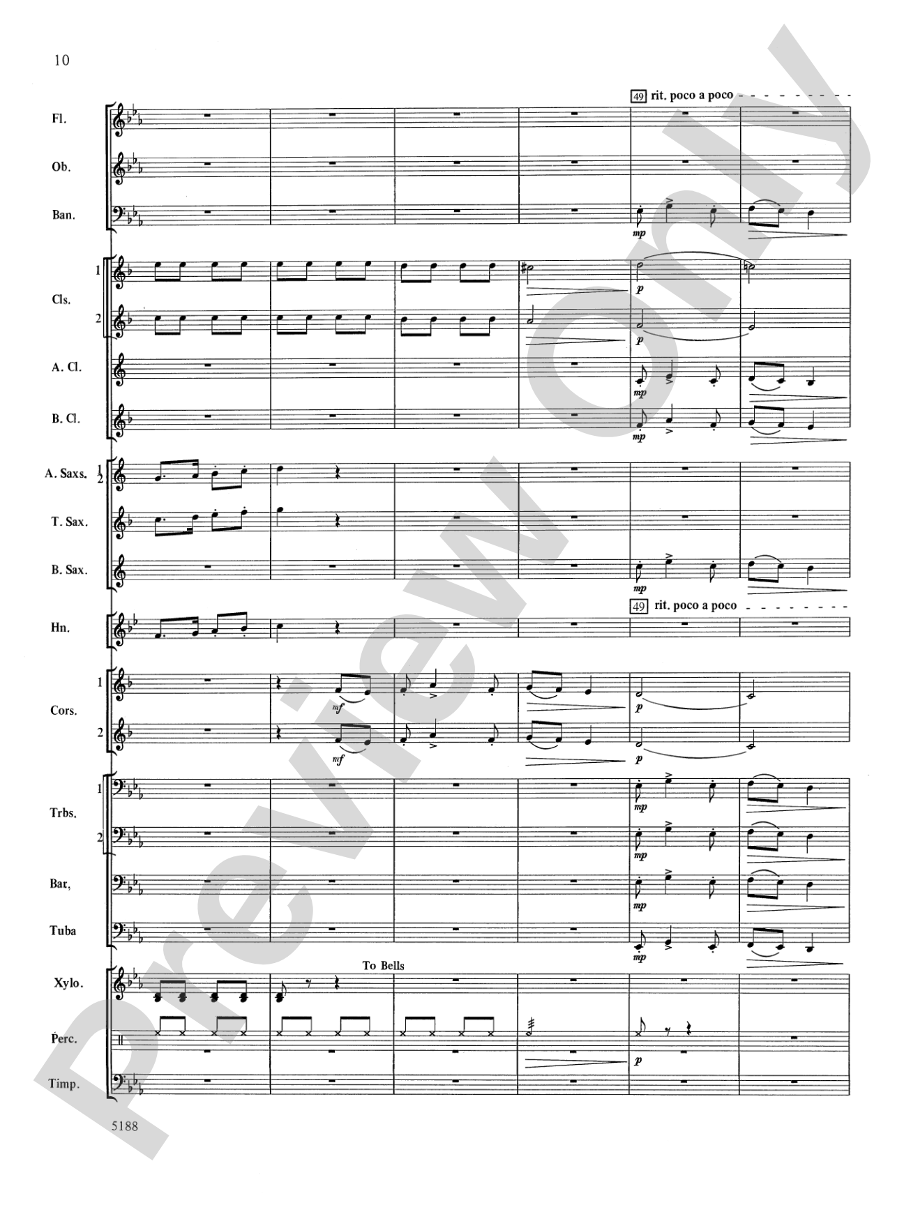 Tunbridge Meadows: Concert Band Conductor Score & Parts