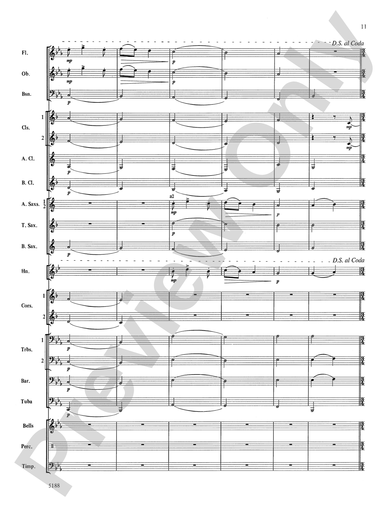 Tunbridge Meadows: Concert Band Conductor Score & Parts