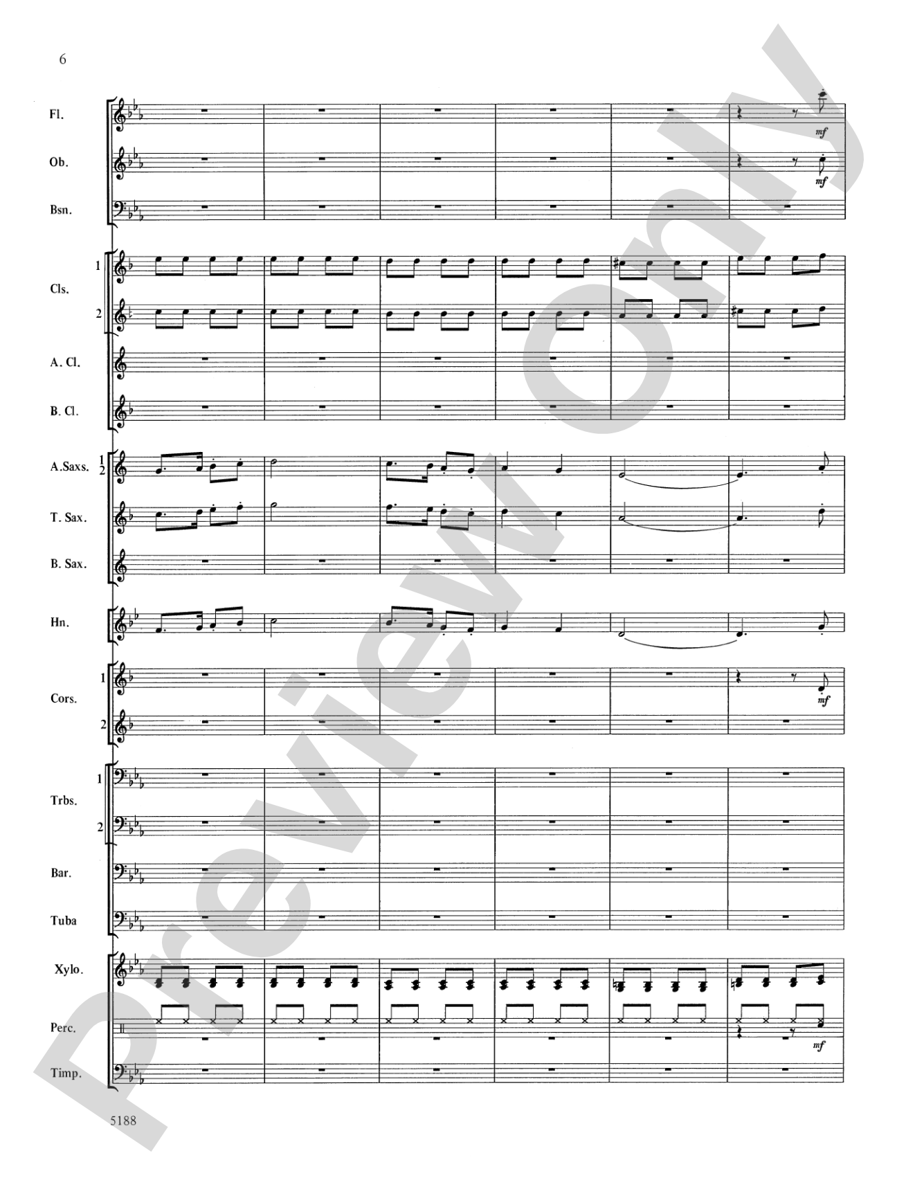 Tunbridge Meadows: Concert Band Conductor Score & Parts