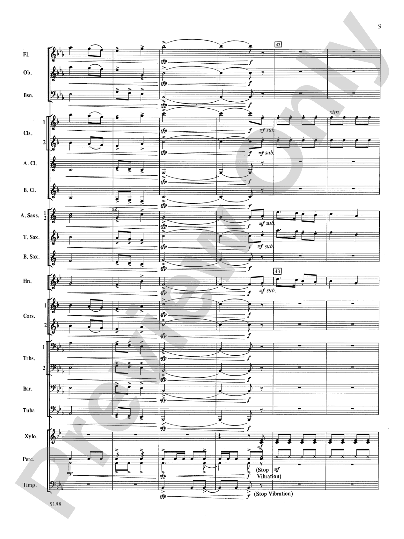 Tunbridge Meadows: Concert Band Conductor Score & Parts