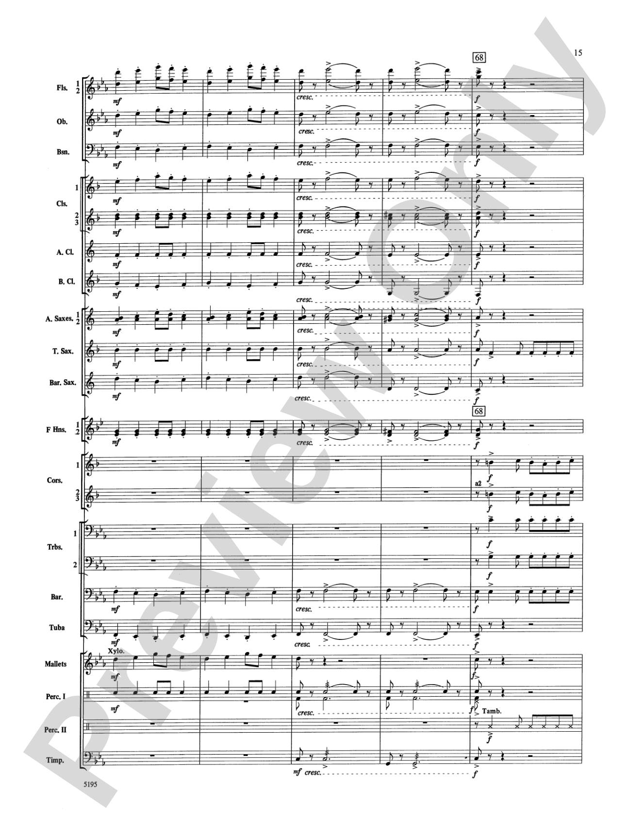 Night on Bald Mountain: Concert Band Conductor Score & Parts