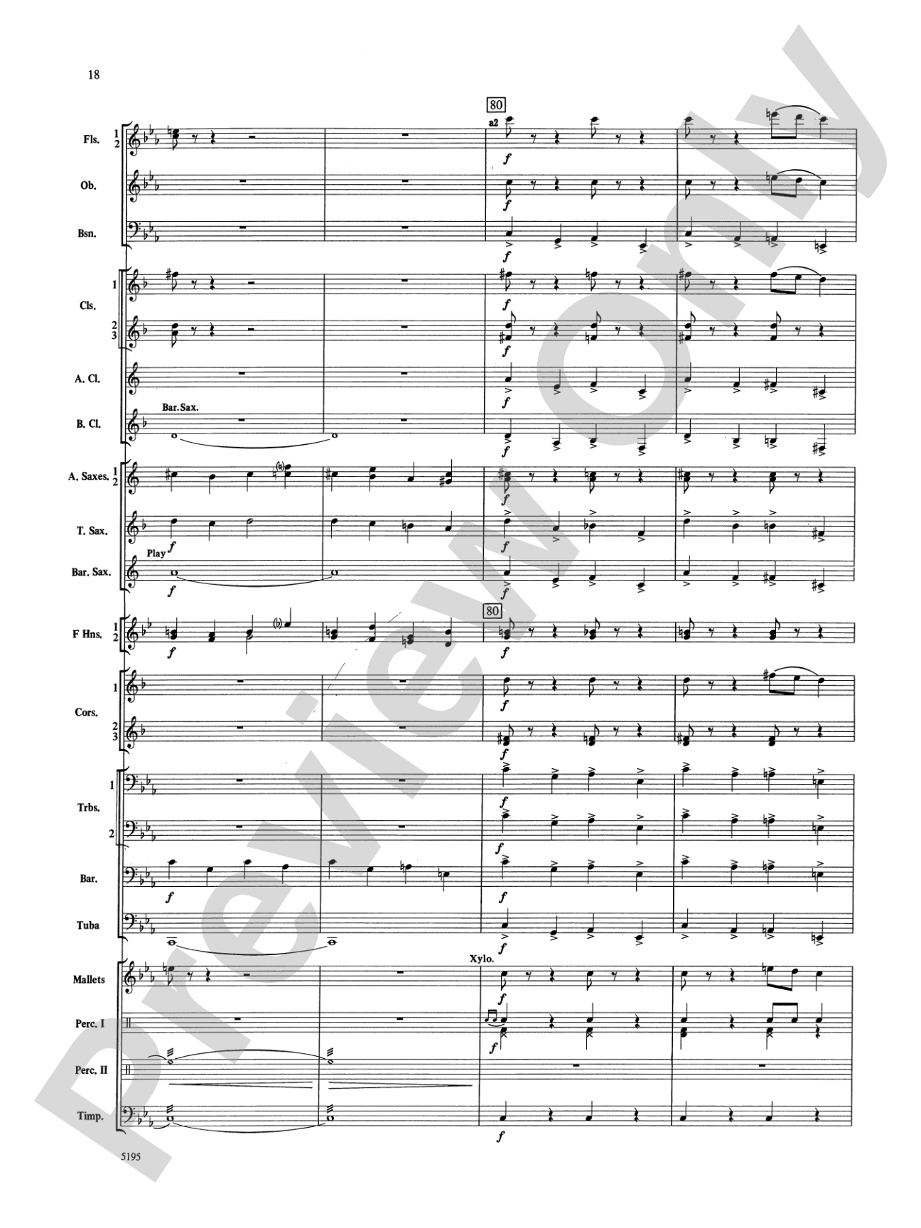 Night on Bald Mountain: Concert Band Conductor Score & Parts