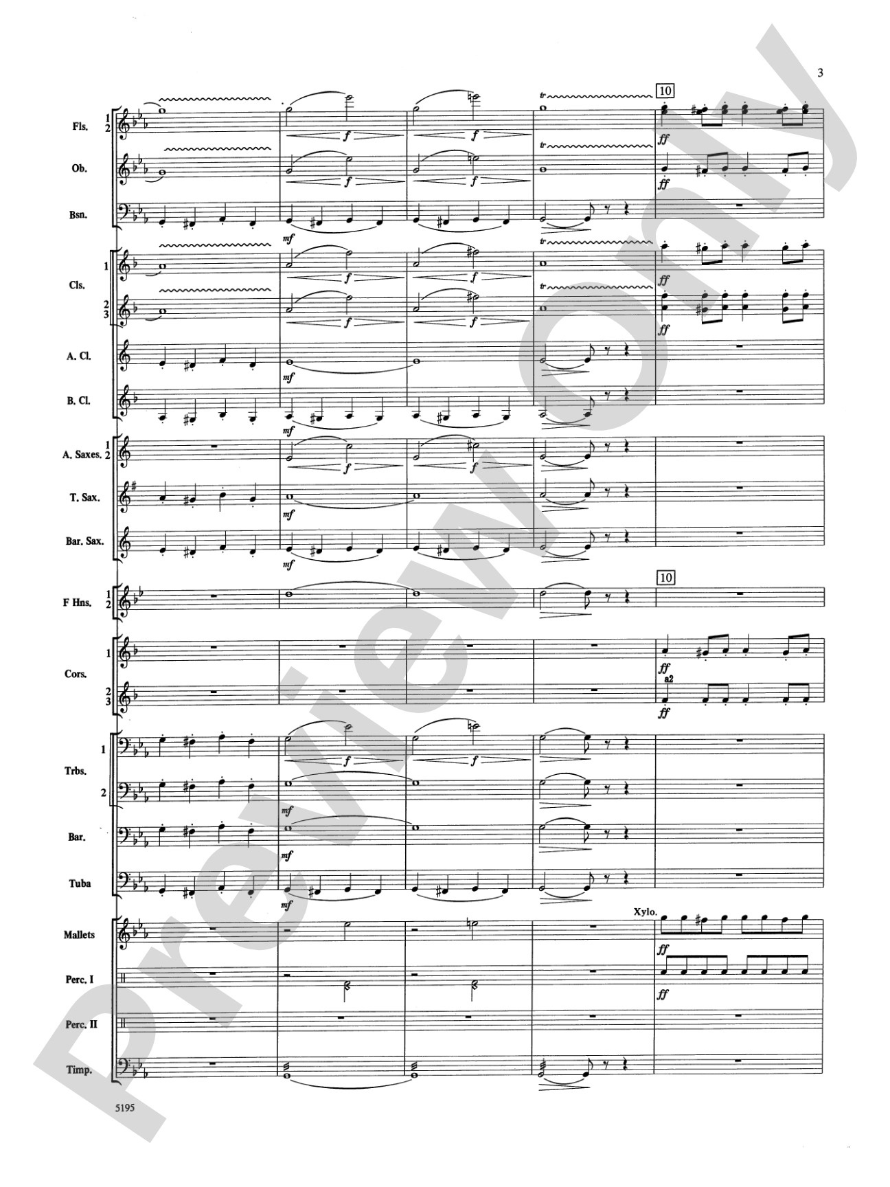 Night on Bald Mountain: Concert Band Conductor Score & Parts