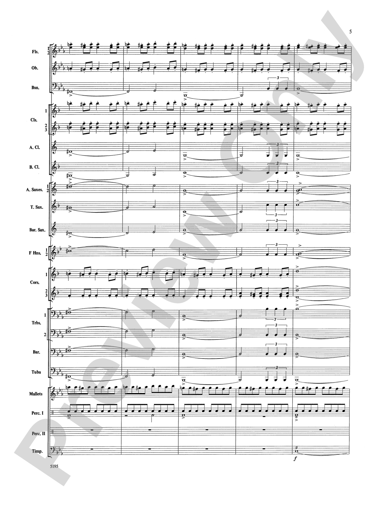 Night on Bald Mountain: Concert Band Conductor Score & Parts