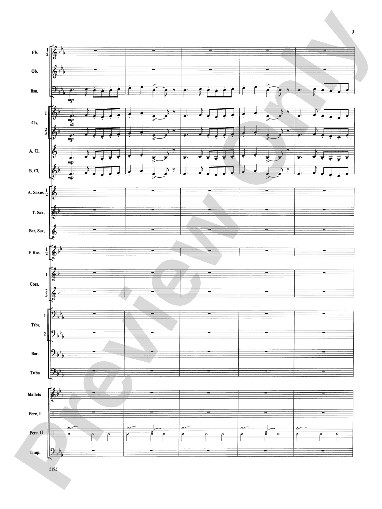 Night on Bald Mountain: Concert Band Conductor Score & Parts