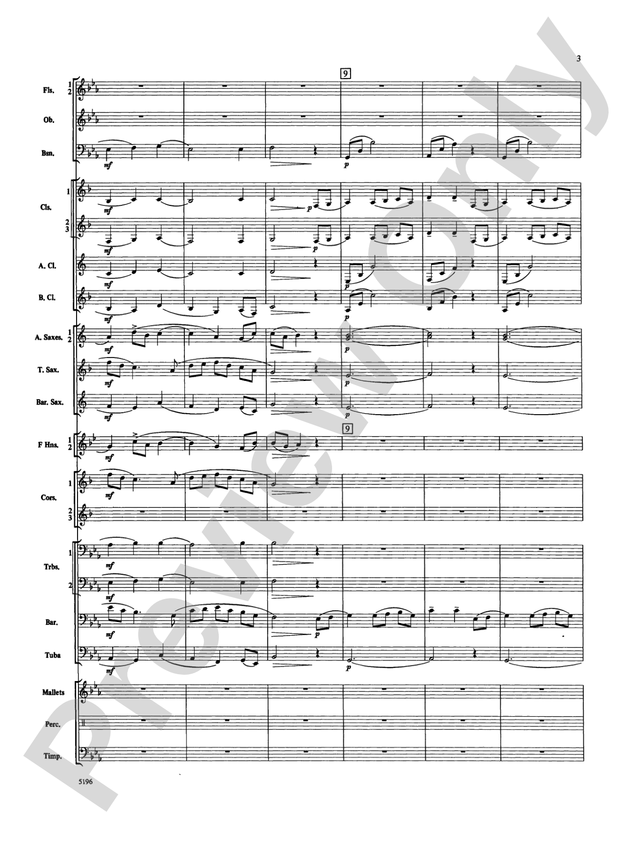 Campbell River Sketches: Concert Band Conductor Score & Parts