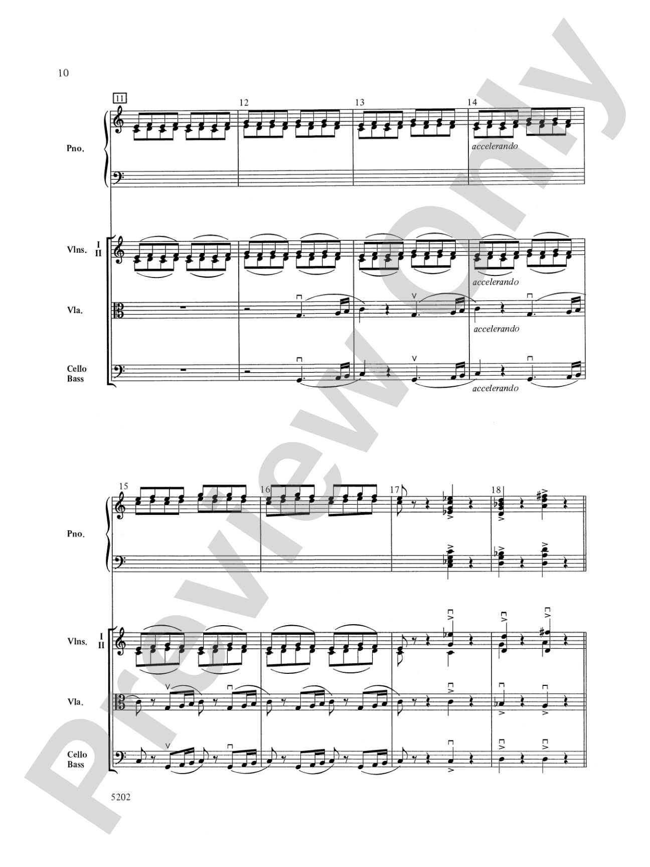 Carnival of the Animals: String Orchestra Conductor Score & Parts