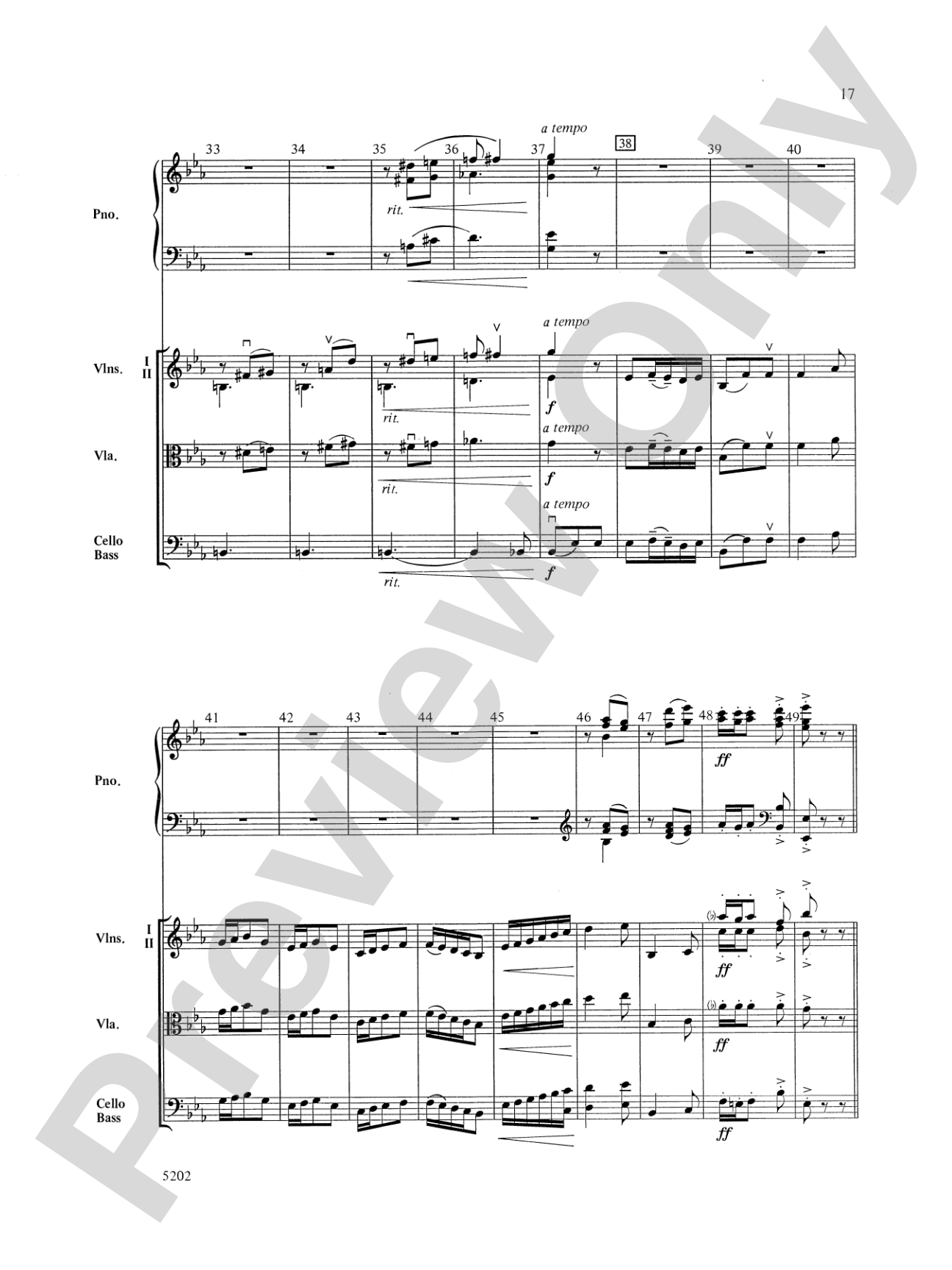 Carnival of the Animals: String Orchestra Conductor Score & Parts