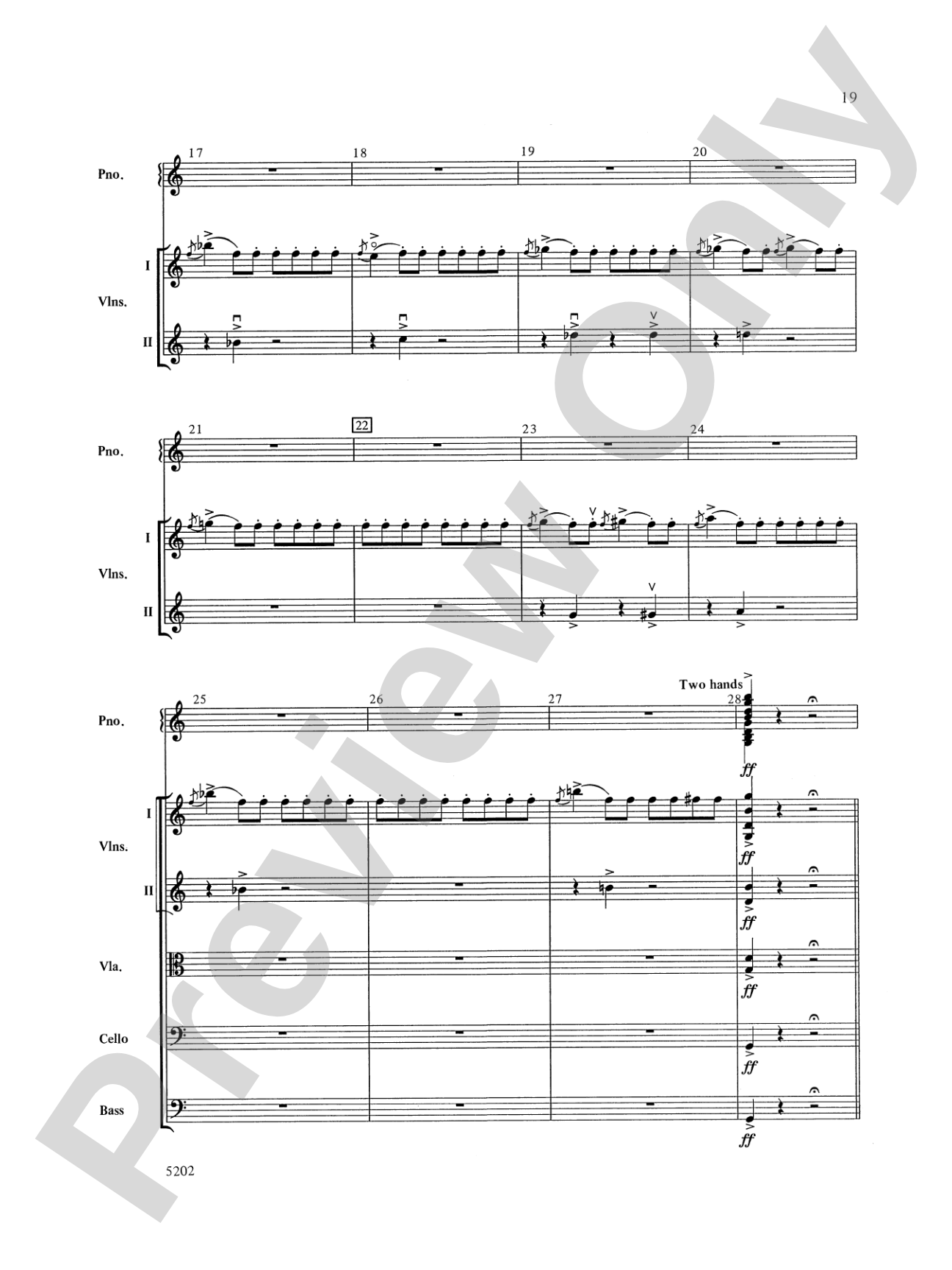 Carnival of the Animals: String Orchestra Conductor Score & Parts