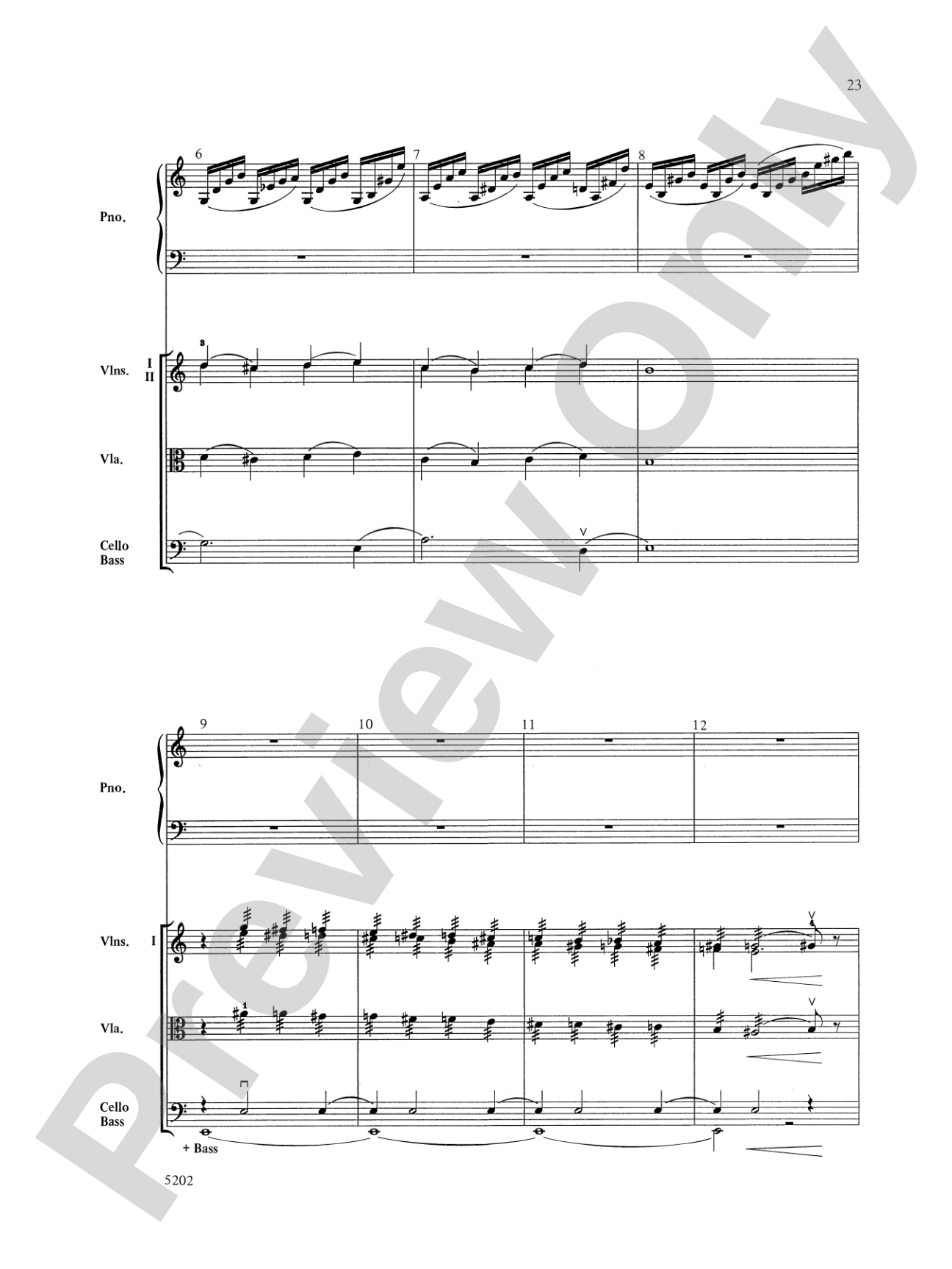 Carnival of the Animals: String Orchestra Conductor Score & Parts