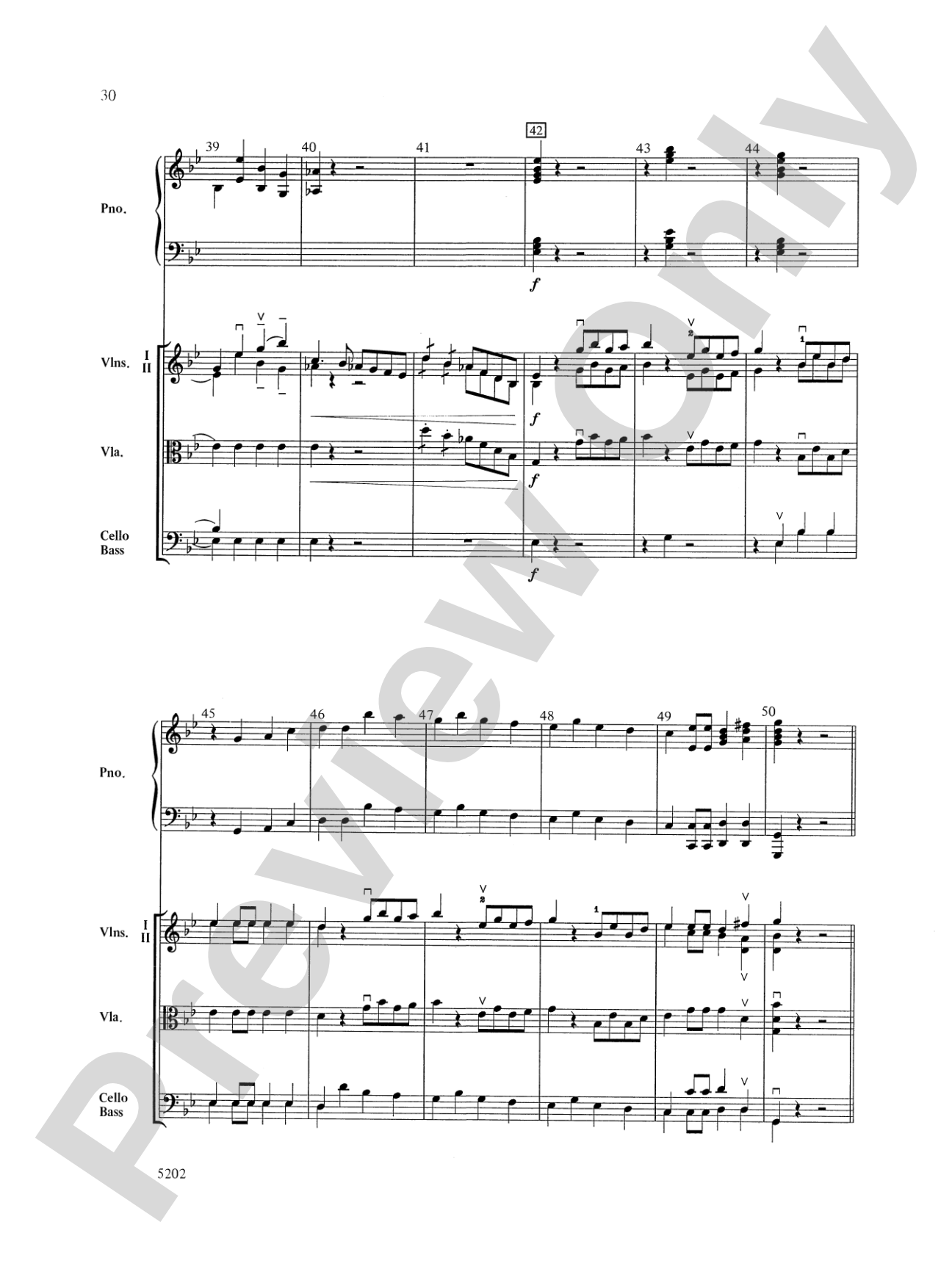 Carnival of the Animals: String Orchestra Conductor Score & Parts