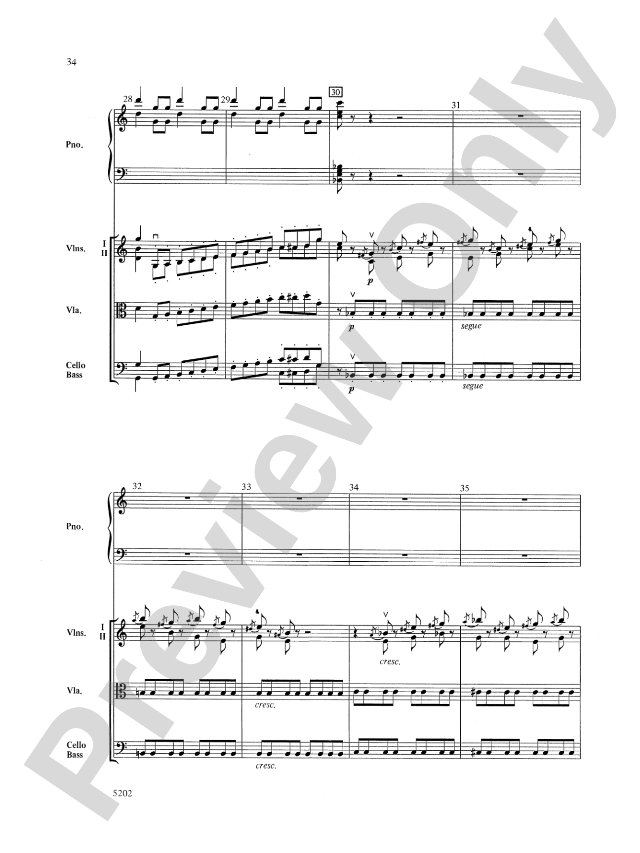 Carnival of the Animals: String Orchestra Conductor Score & Parts