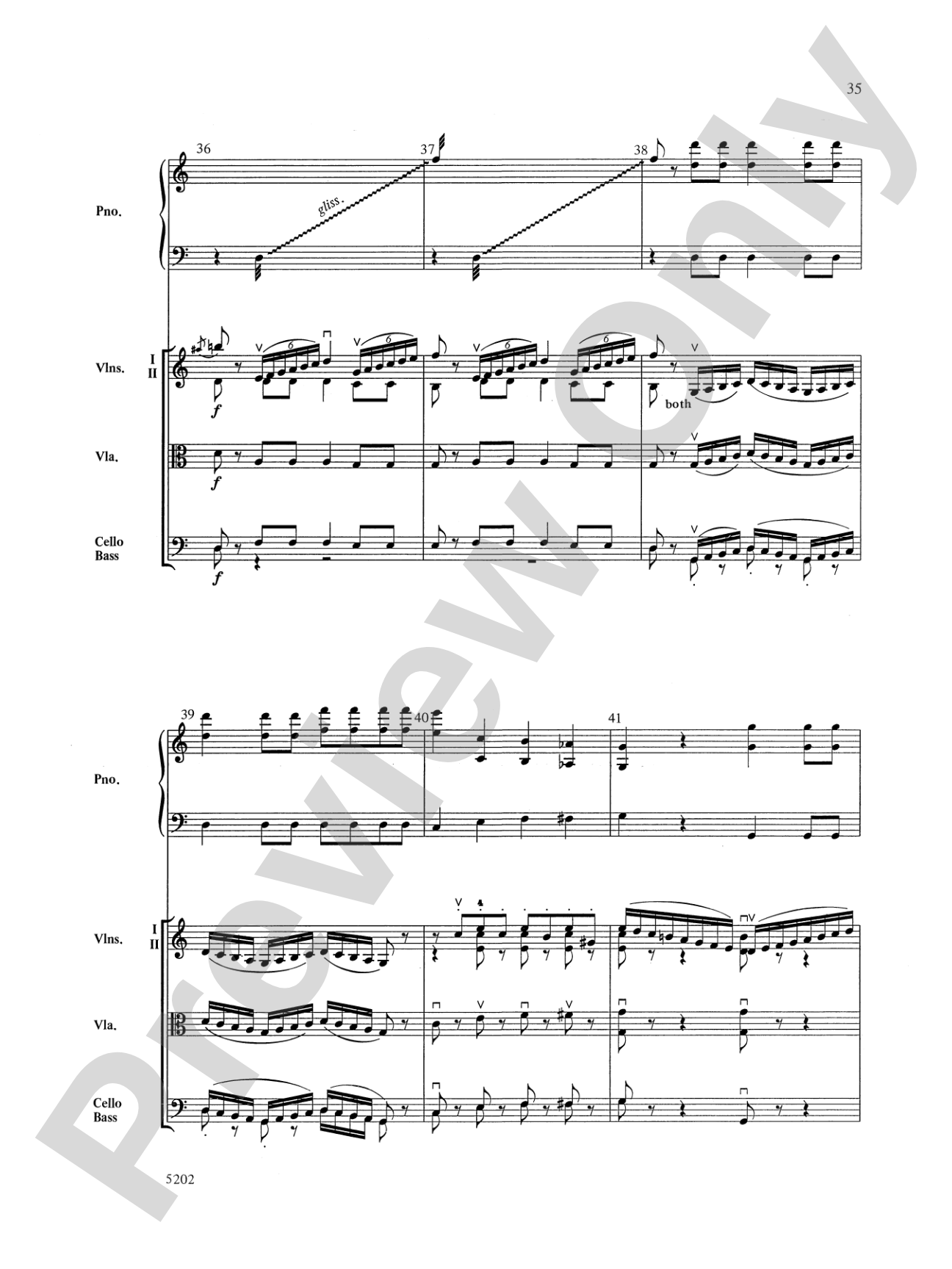 Carnival of the Animals: String Orchestra Conductor Score & Parts