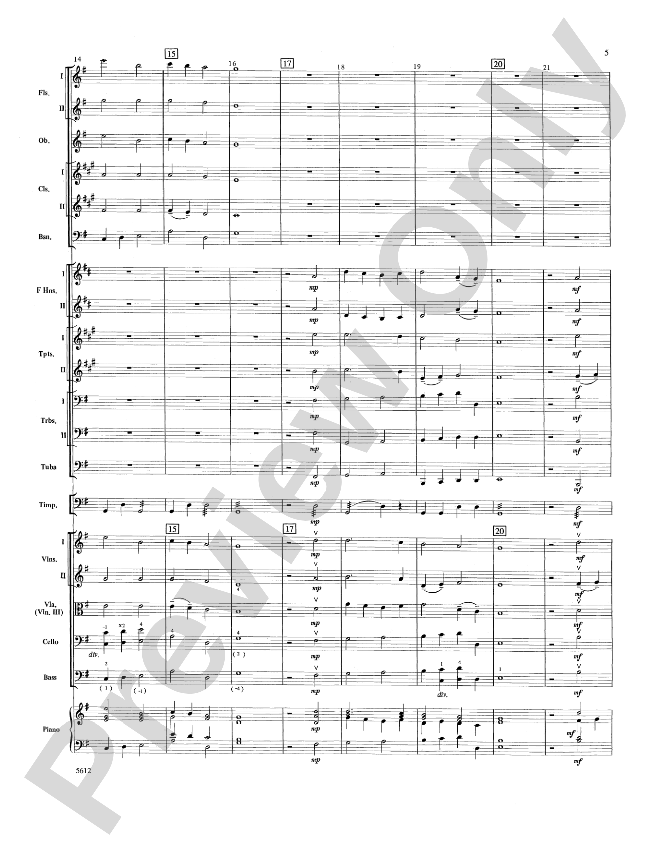 Fantasy on "Sleepers, Wake": Full Orchestra Conductor Score & Parts
