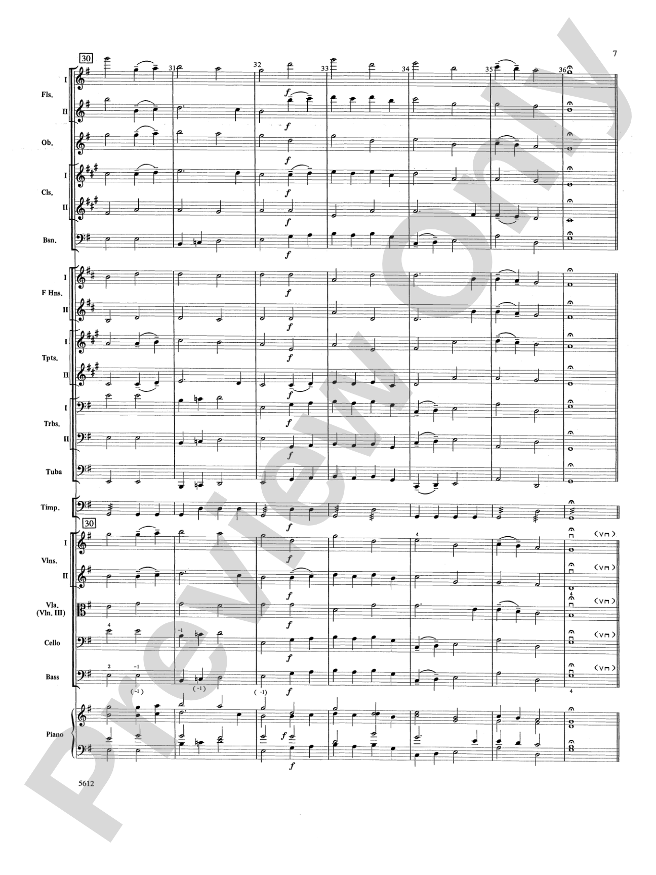 Fantasy on "Sleepers, Wake": Full Orchestra Conductor Score & Parts