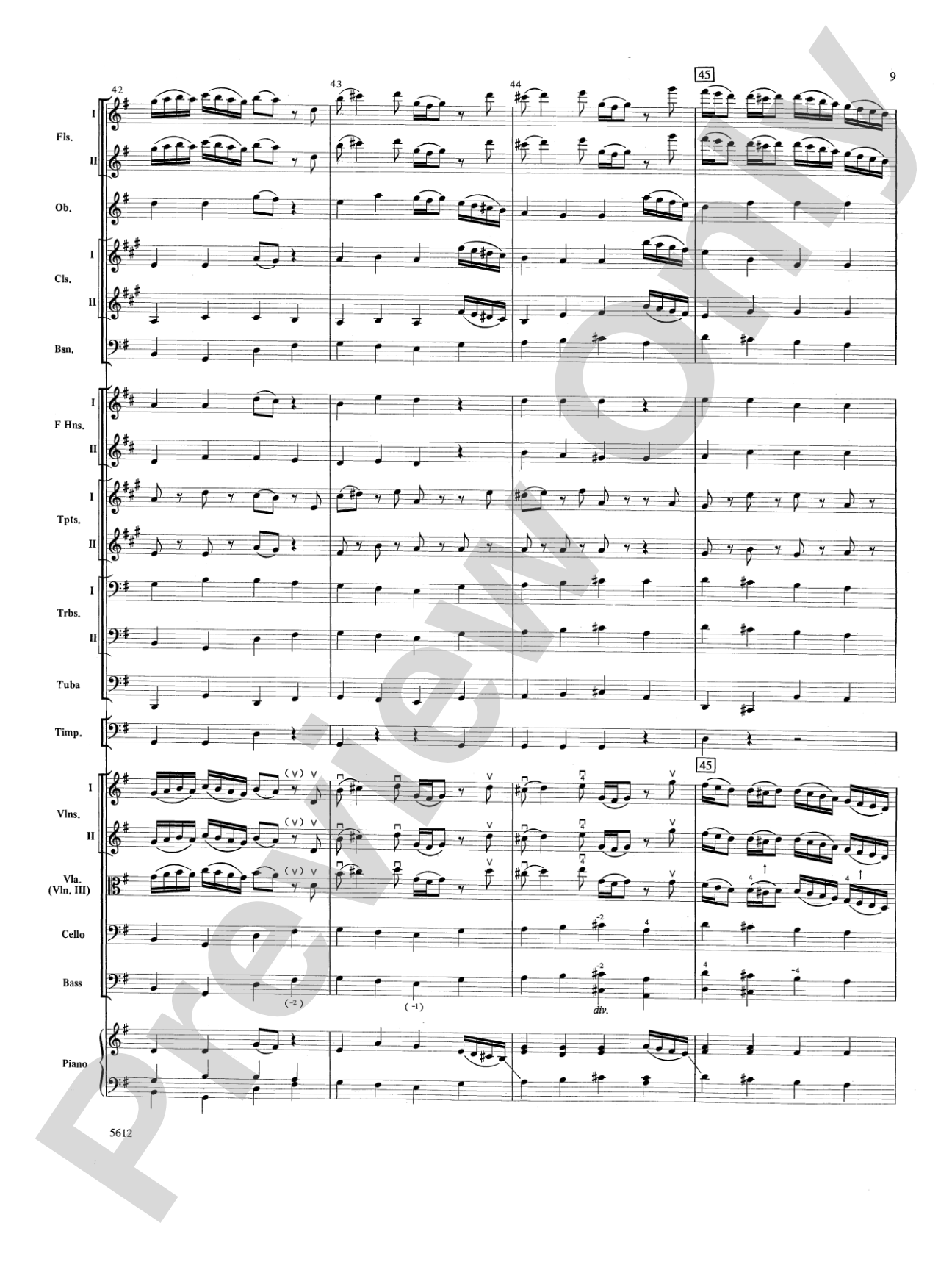 Fantasy on "Sleepers, Wake": Full Orchestra Conductor Score & Parts