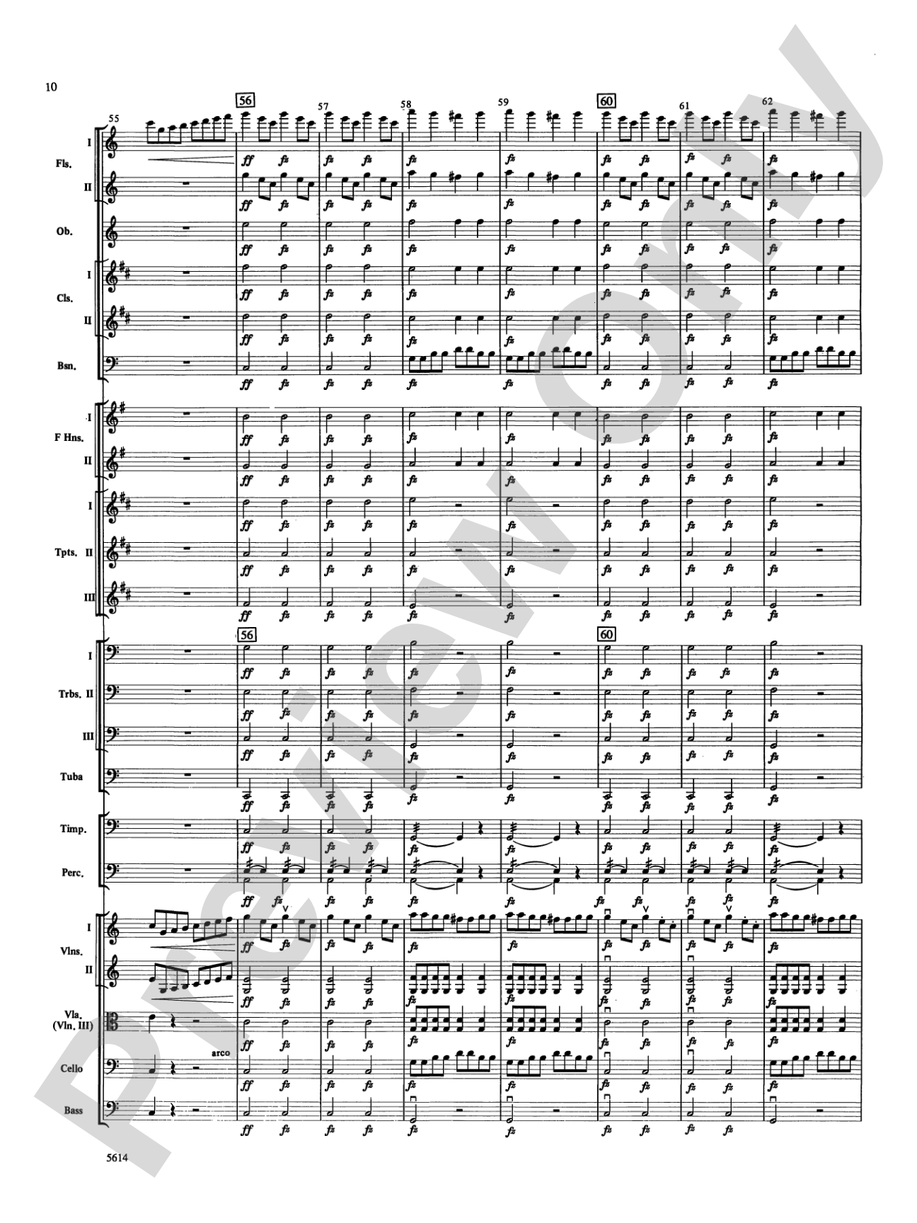 Rosamunde Overture, Opus 26: Full Orchestra Conductor Score & Parts