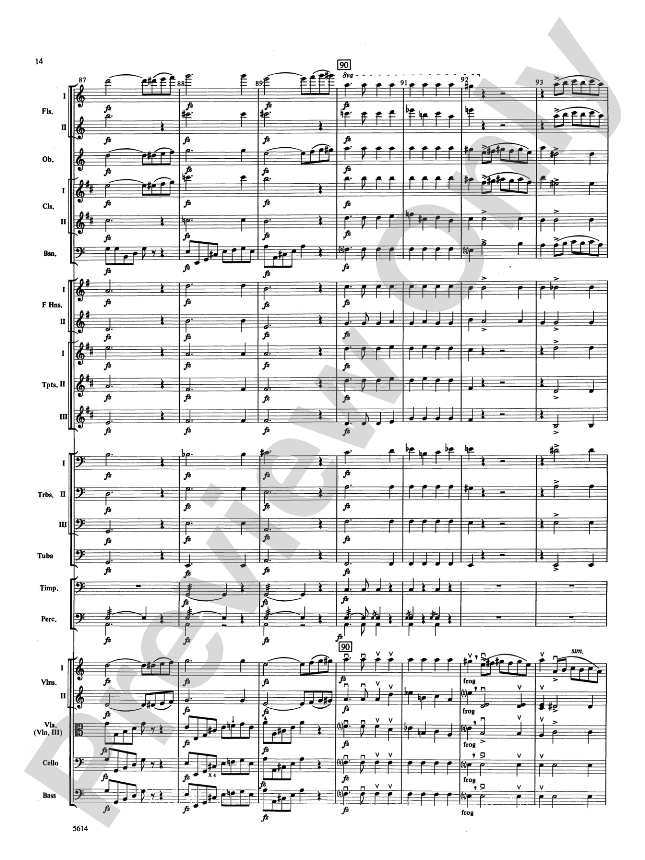 Rosamunde Overture, Opus 26: Full Orchestra Conductor Score & Parts