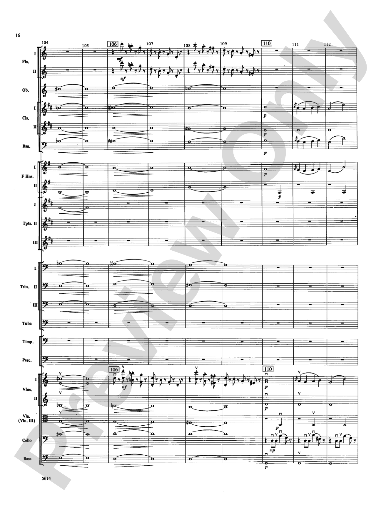 Rosamunde Overture, Opus 26: Full Orchestra Conductor Score & Parts