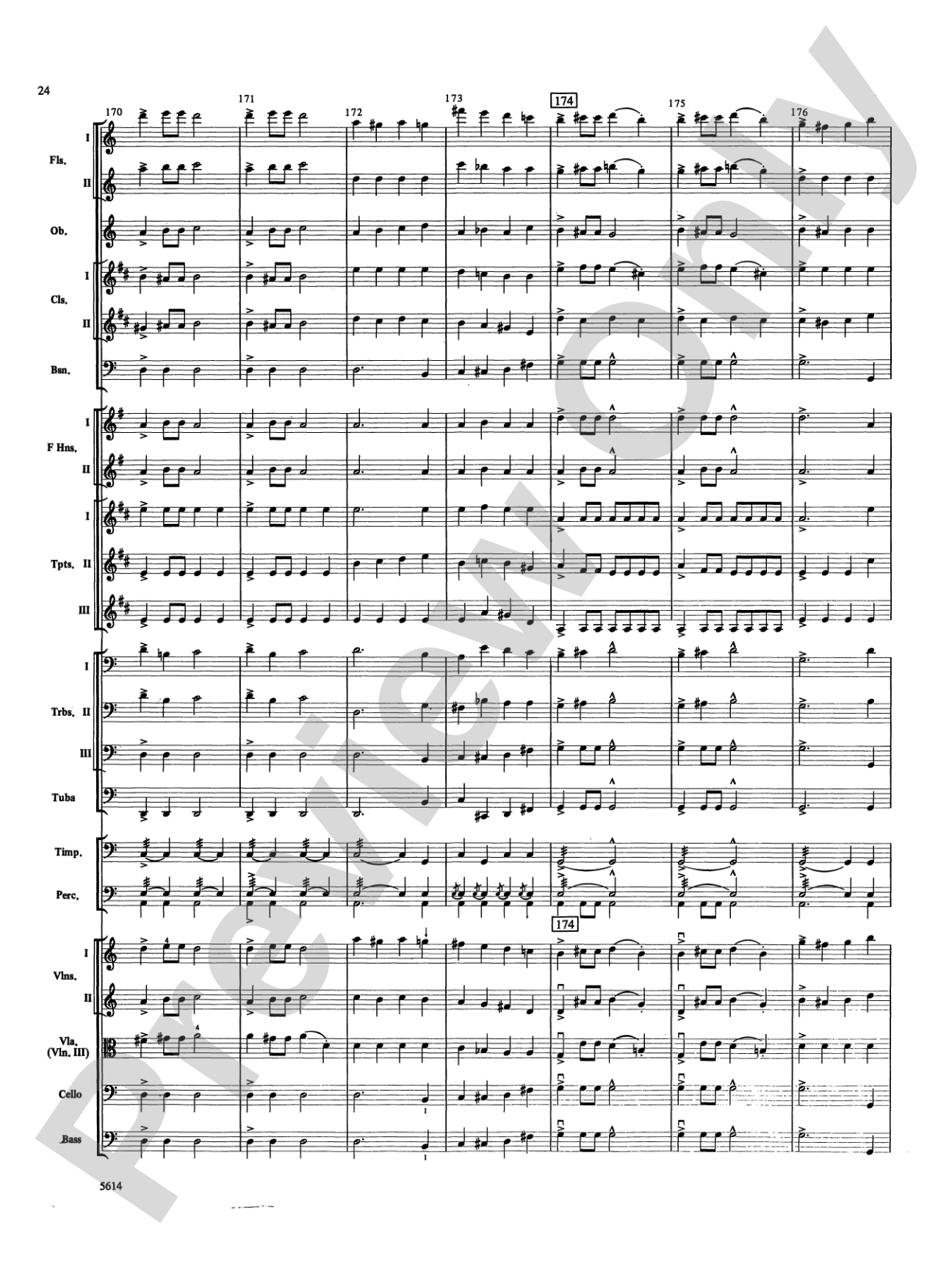 Rosamunde Overture, Opus 26: Full Orchestra Conductor Score & Parts
