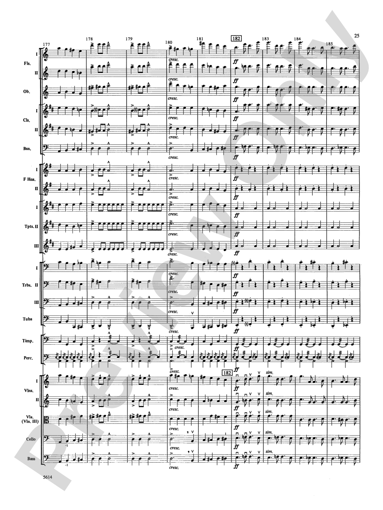 Rosamunde Overture, Opus 26: Full Orchestra Conductor Score & Parts