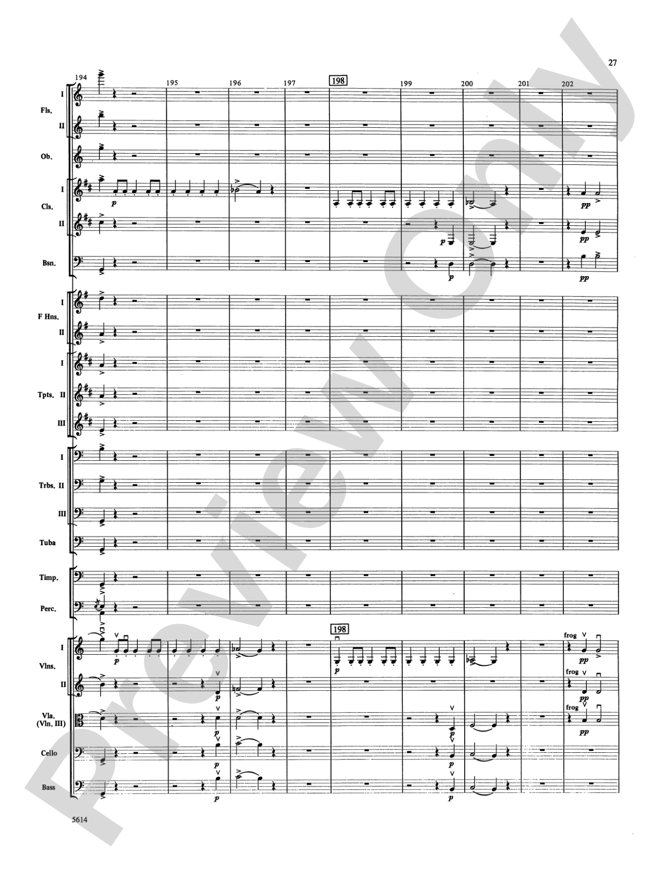 Rosamunde Overture, Opus 26: Full Orchestra Conductor Score & Parts