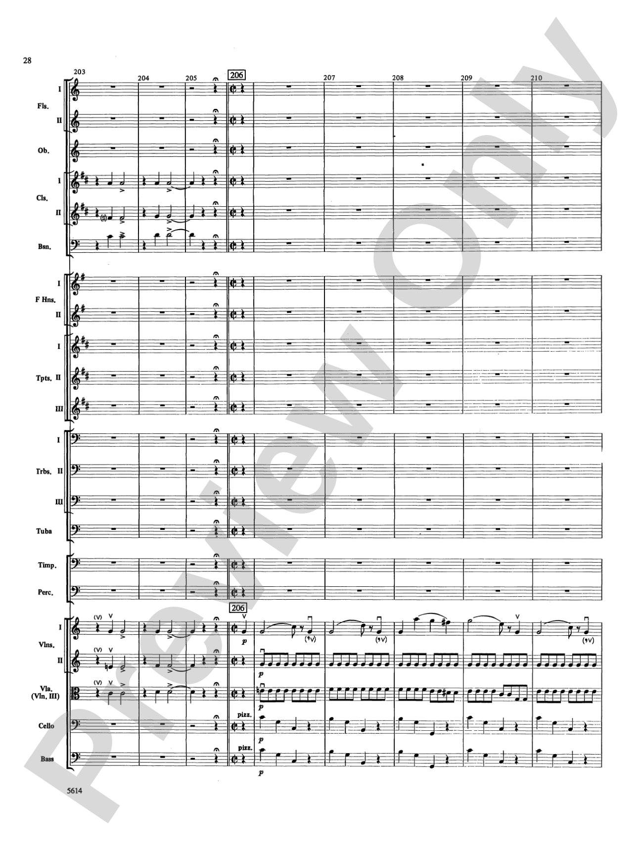Rosamunde Overture, Opus 26: Full Orchestra Conductor Score & Parts