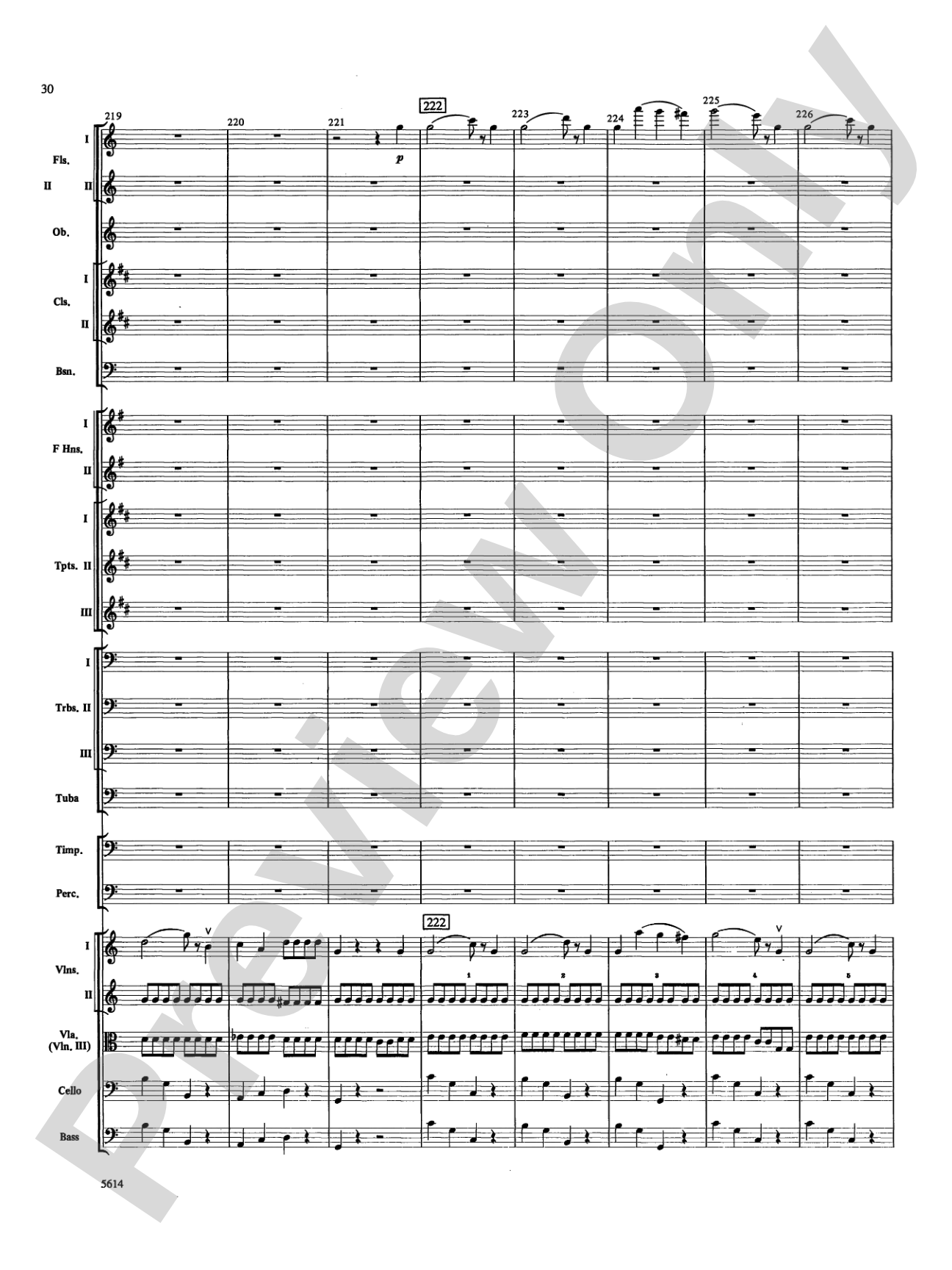 Rosamunde Overture, Opus 26: Full Orchestra Conductor Score & Parts