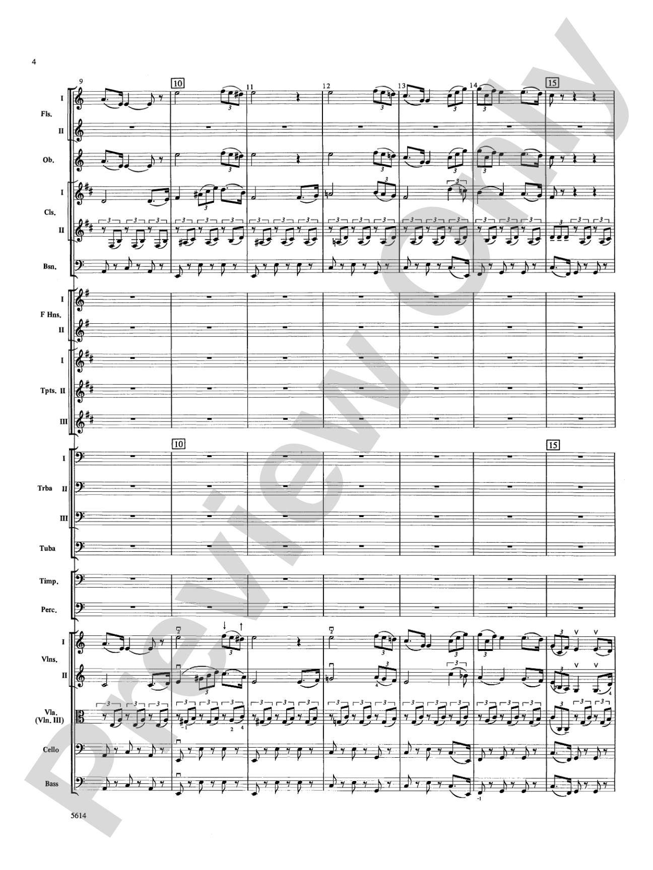 Rosamunde Overture, Opus 26: Full Orchestra Conductor Score & Parts