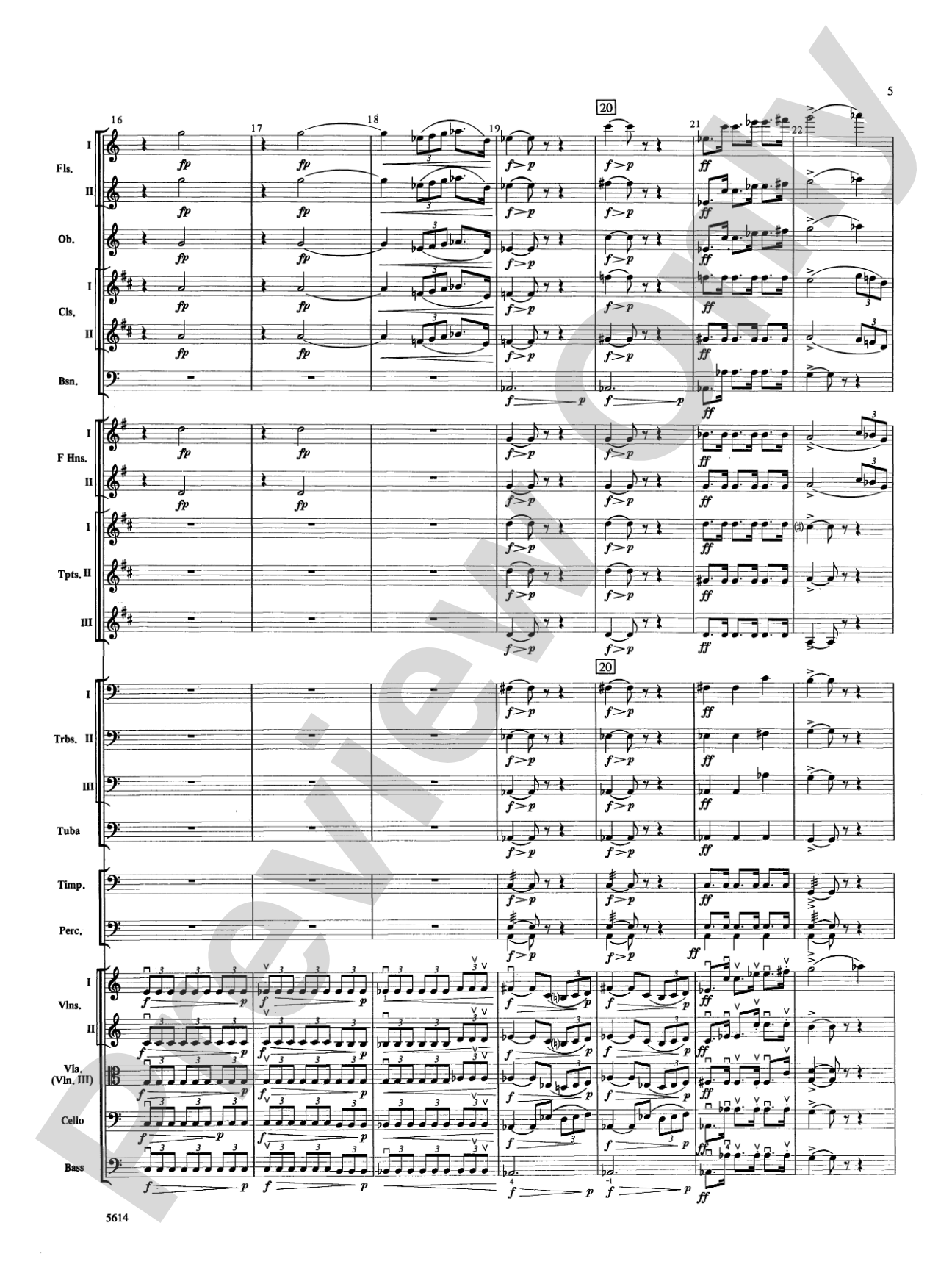 Rosamunde Overture, Opus 26: Full Orchestra Conductor Score & Parts