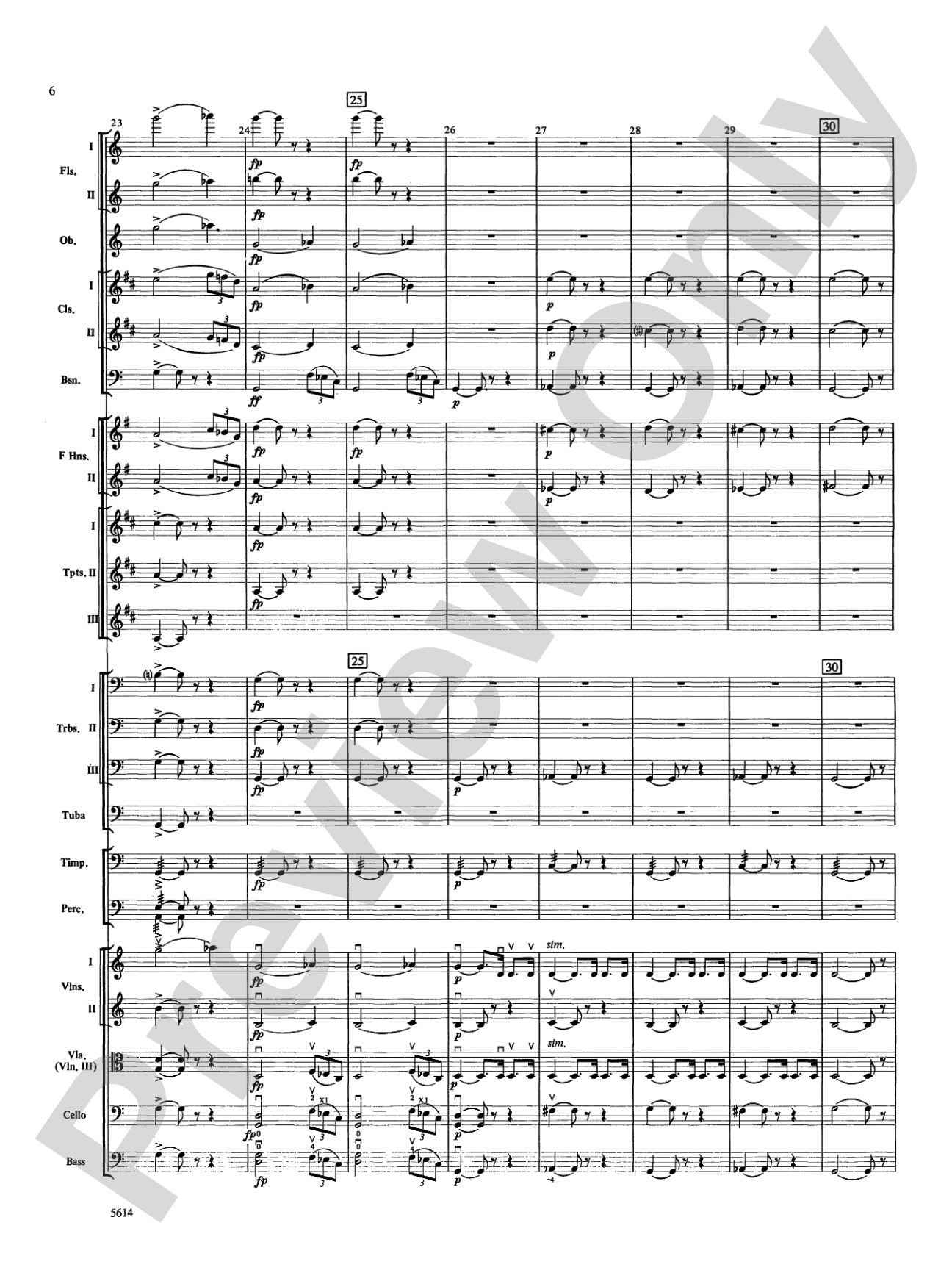 Rosamunde Overture, Opus 26: Full Orchestra Conductor Score & Parts