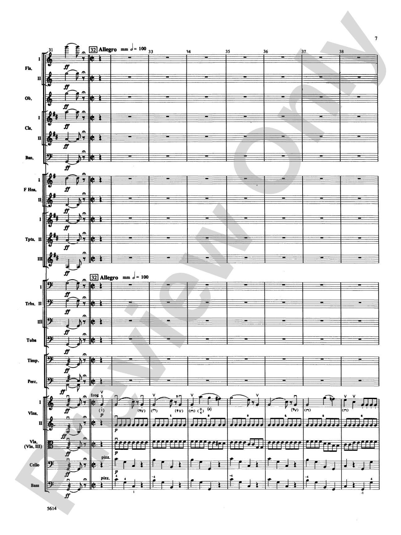 Rosamunde Overture, Opus 26: Full Orchestra Conductor Score & Parts