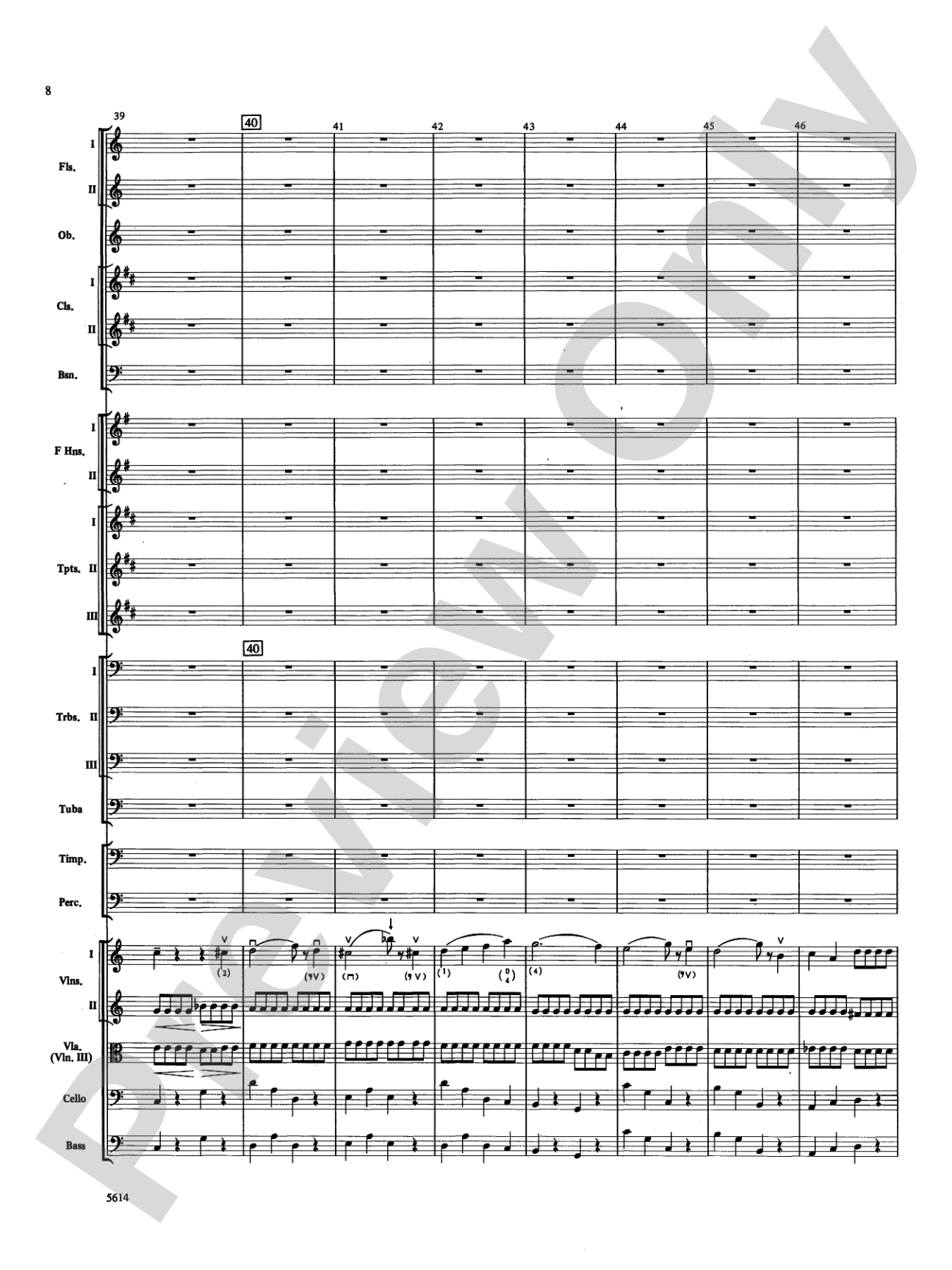 Rosamunde Overture, Opus 26: Full Orchestra Conductor Score & Parts