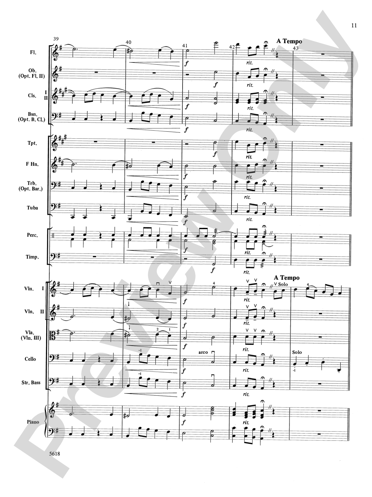 Santa at the Symphony (also playable by strings only): Score