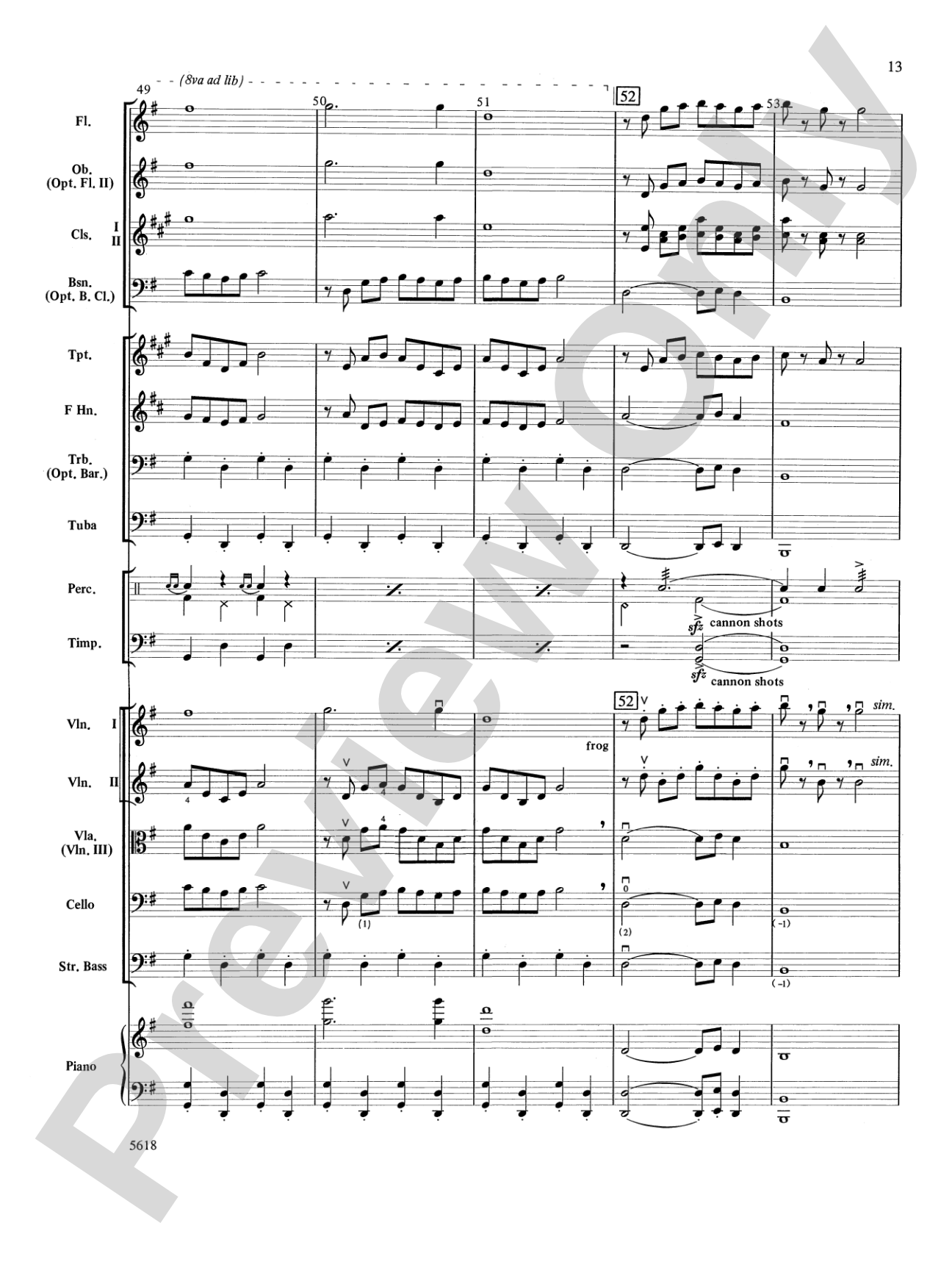 Santa at the Symphony (also playable by strings only): Score