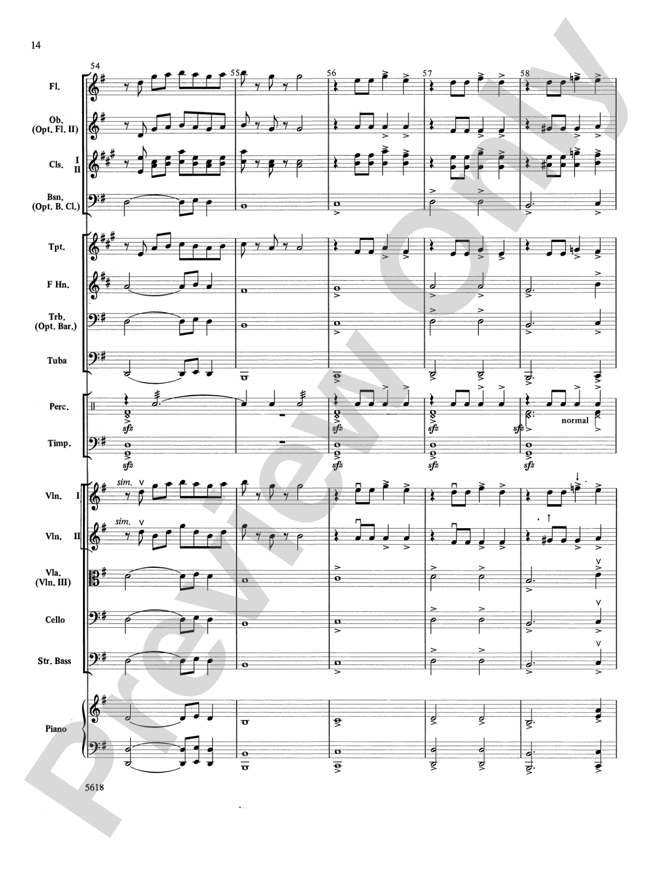 Santa at the Symphony (also playable by strings only): Score