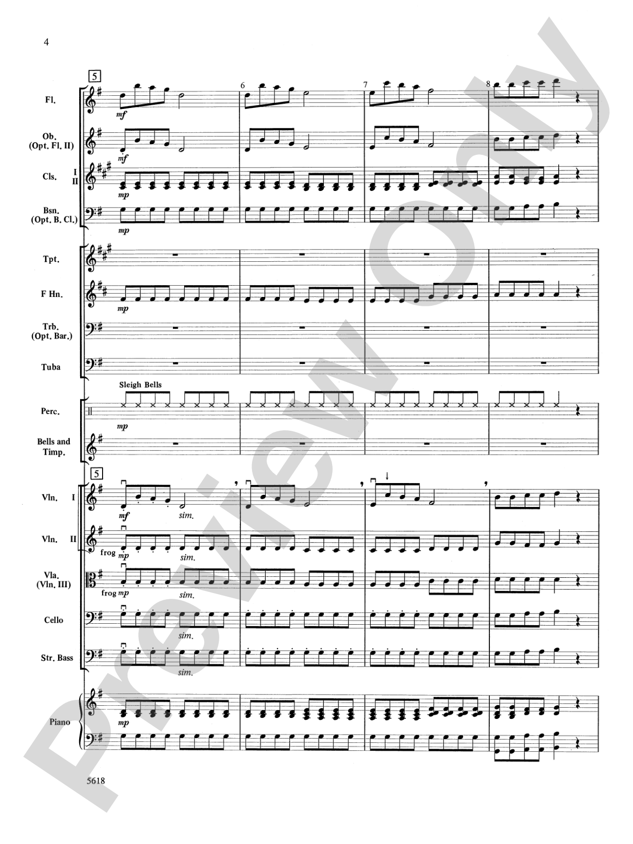 Santa at the Symphony (also playable by strings only): Score