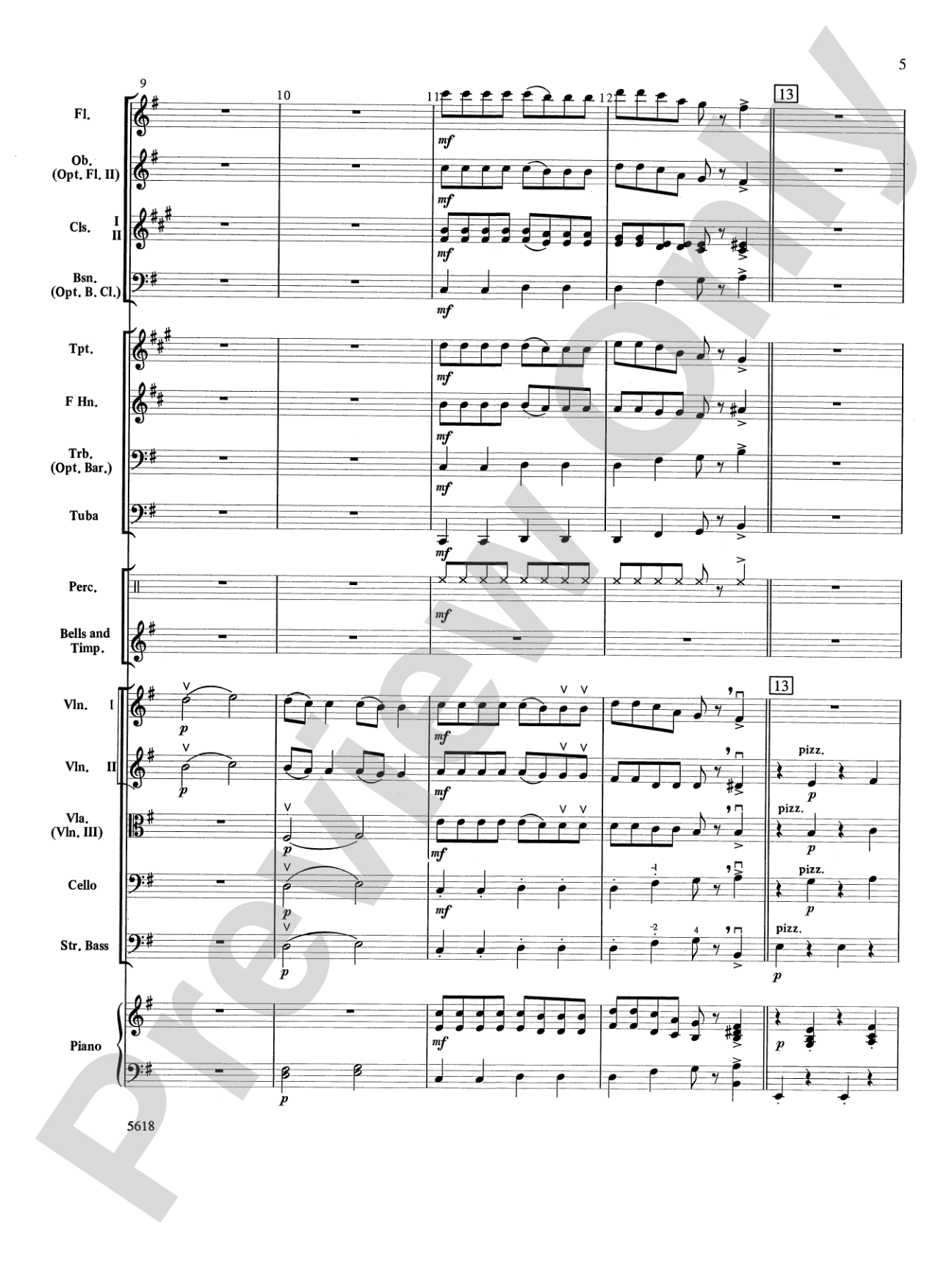 Santa at the Symphony (also playable by strings only): Score