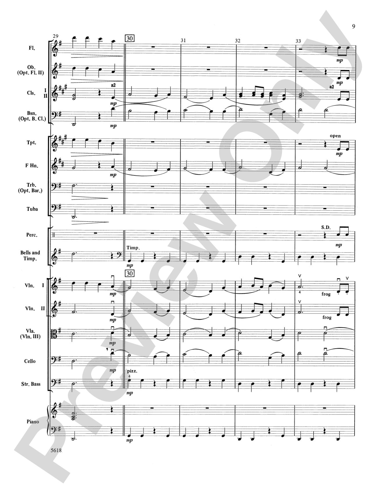 Santa at the Symphony (also playable by strings only): Score